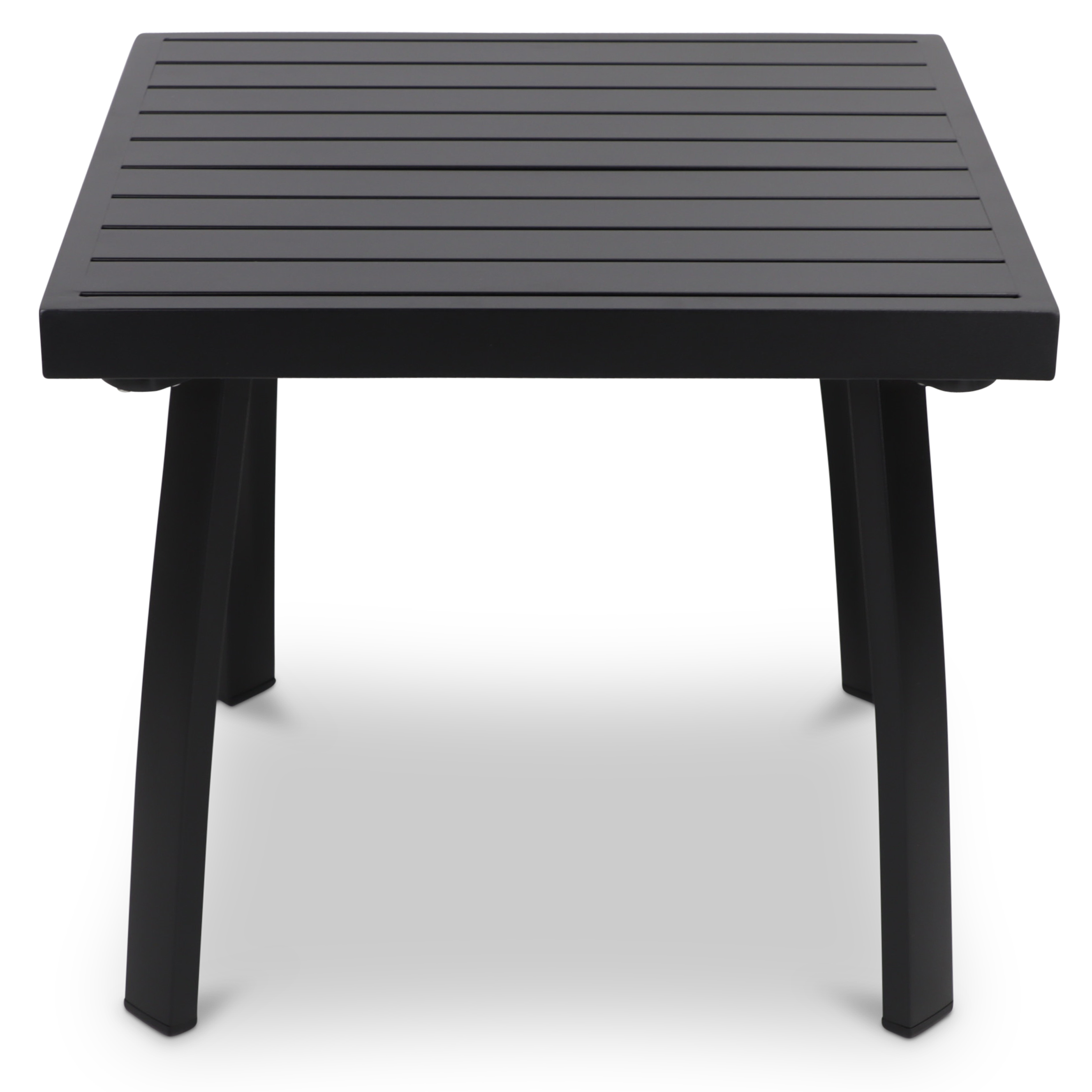 Morocco Side Table in Gunmetal Aluminium Frame