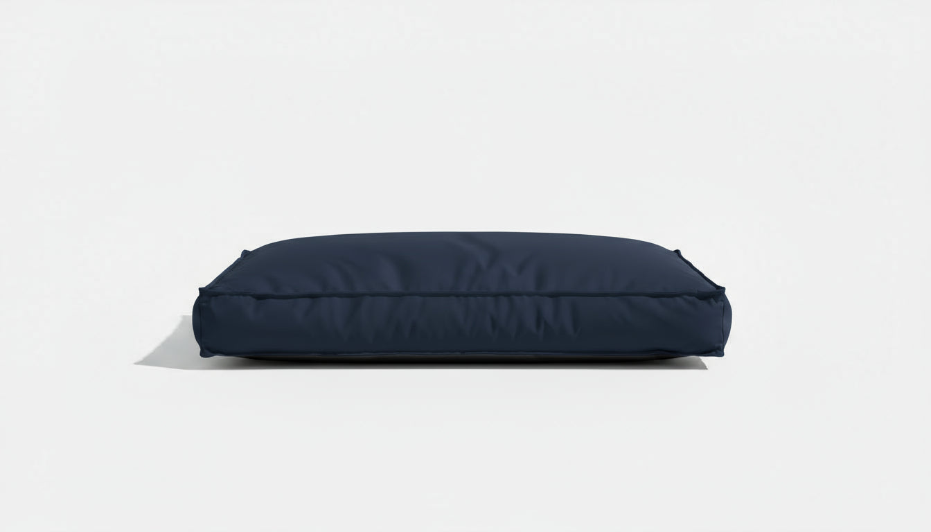 Pawesome Indoor/Outdoor Premium Rectangle Dog Bed in Navy