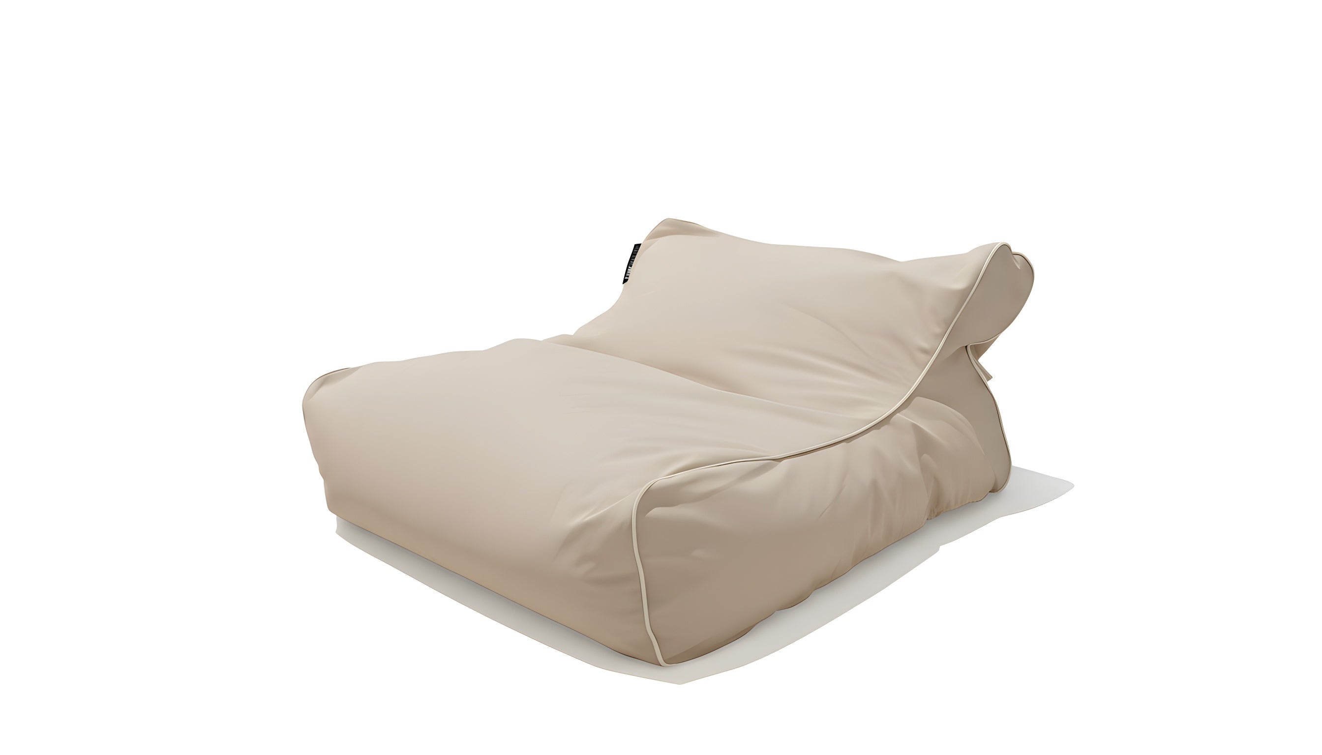 Torquay Indoor/Outdoor Bean Bag in Tweed Beige