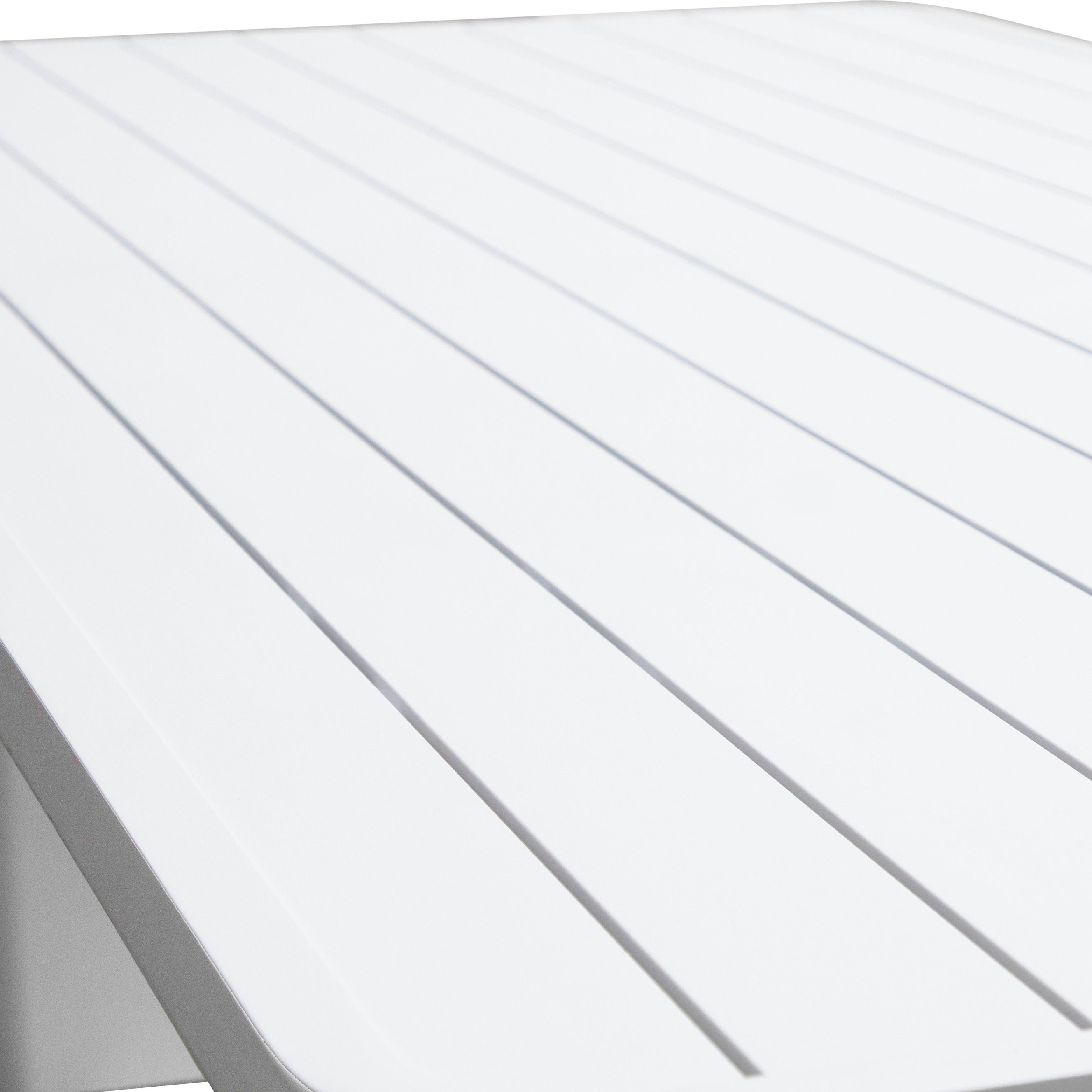 END OF LINE - FLOOR DISPLAYS ONLY - Escape Dining Table in White Aluminium