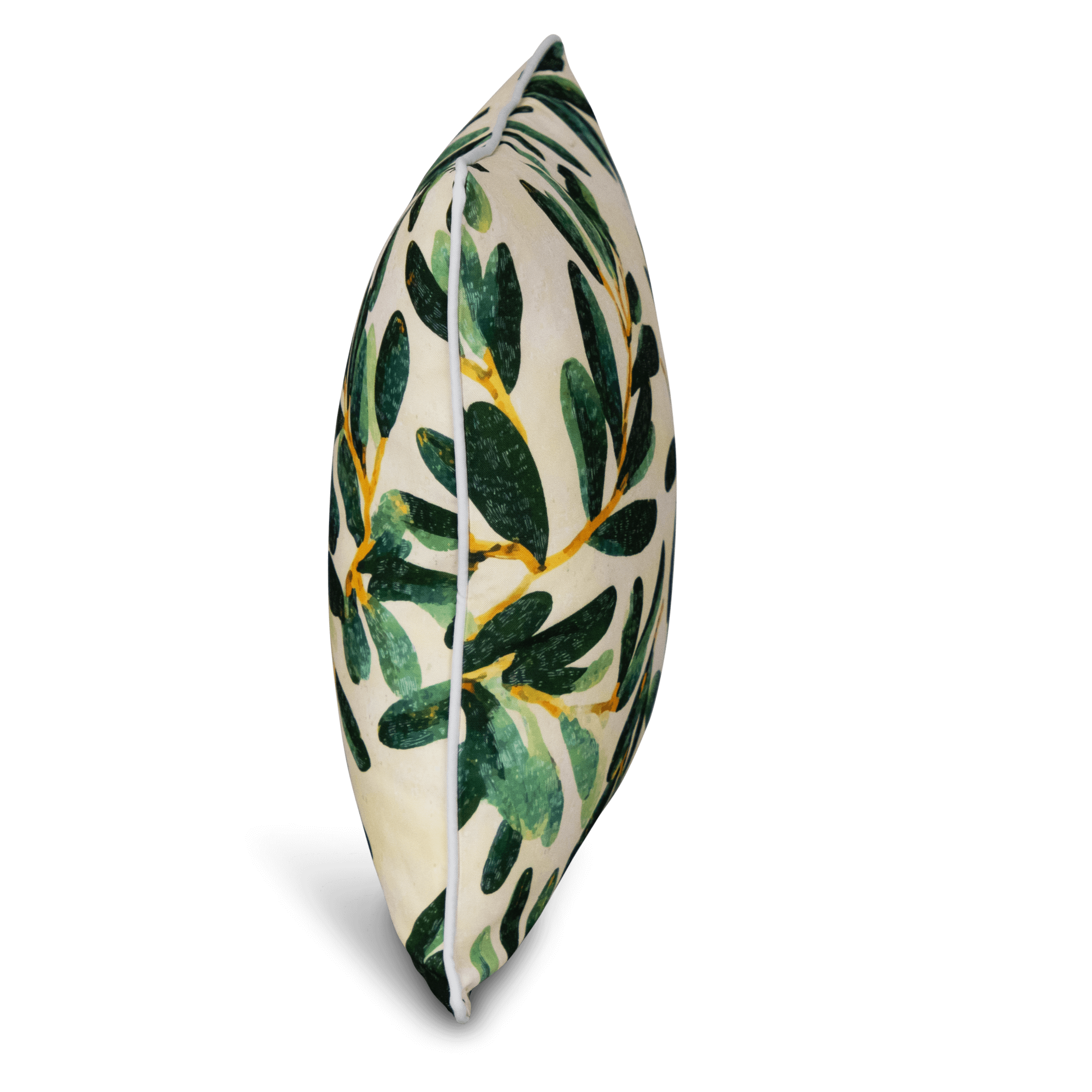 Bondi Olive Garden - 45 x 45 cm Piped Outdoor Cushion