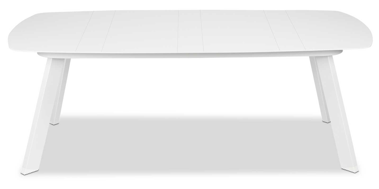Amalfi Outdoor Coffee Table in Arctic White Aluminium - The Furniture Shack