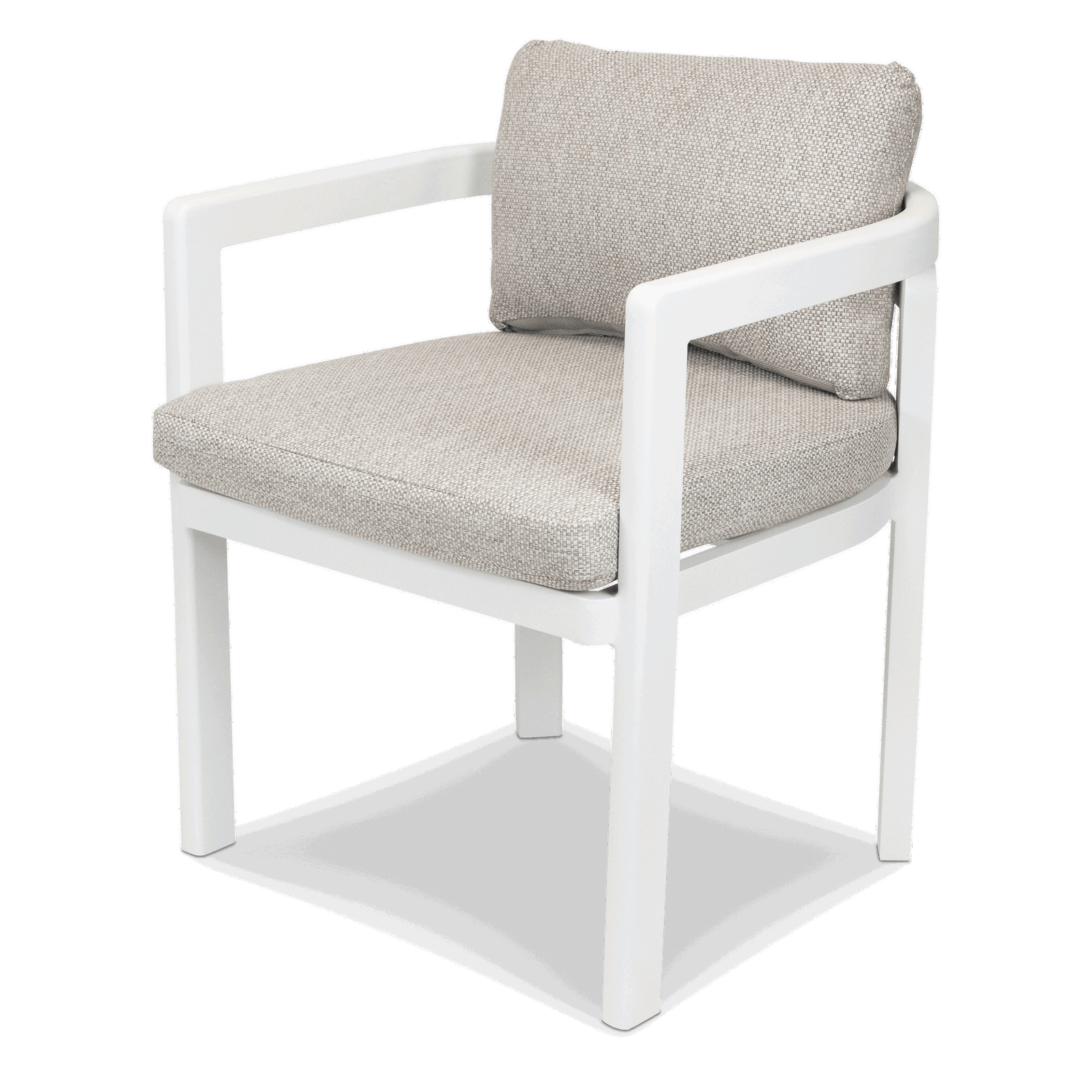 Amalfi Round 5 Piece Outdoor Setting with Aluminium Chairs - The Furniture Shack
