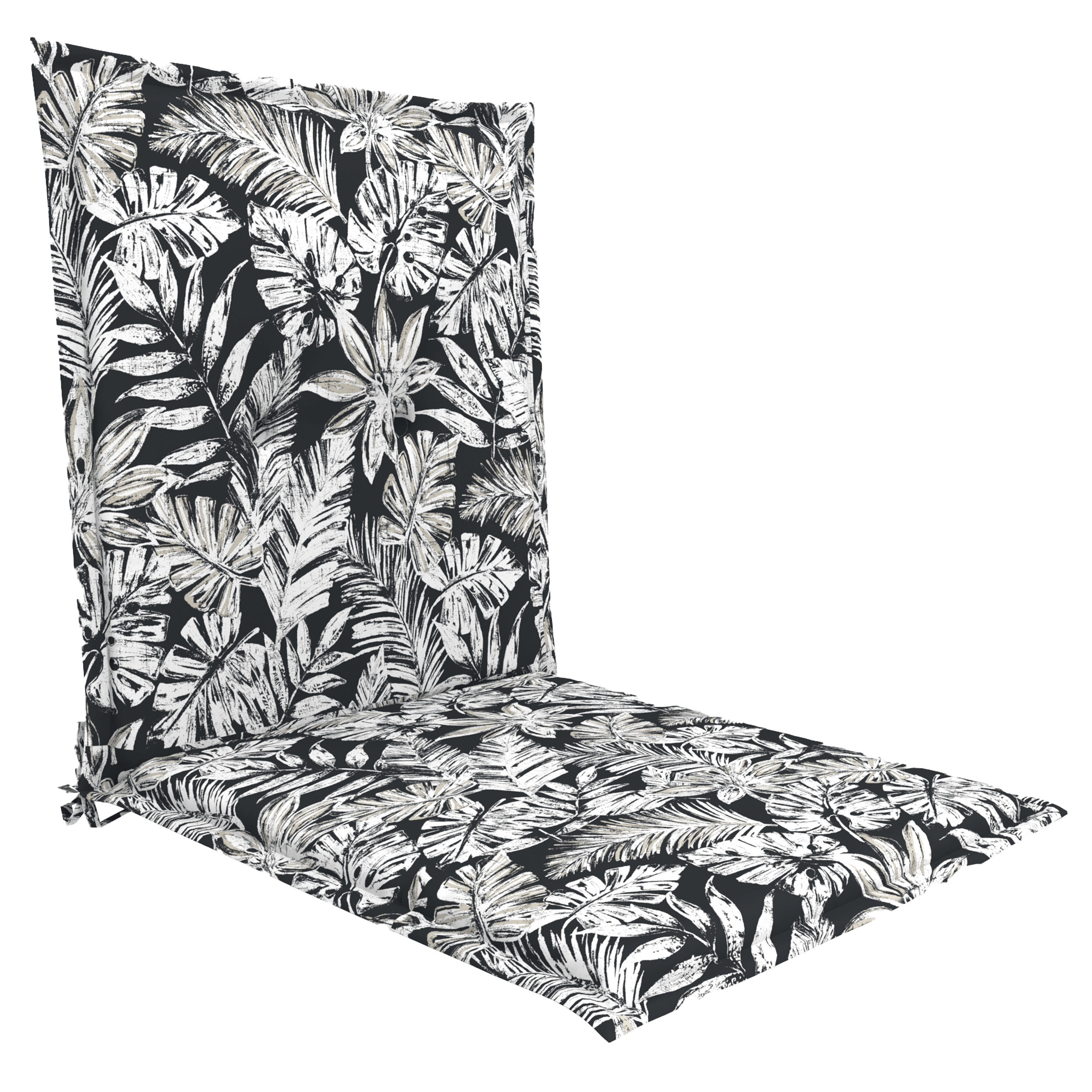 Tahiti Black Escape Sling Outdoor Chair Cushion - 101x48x4cm