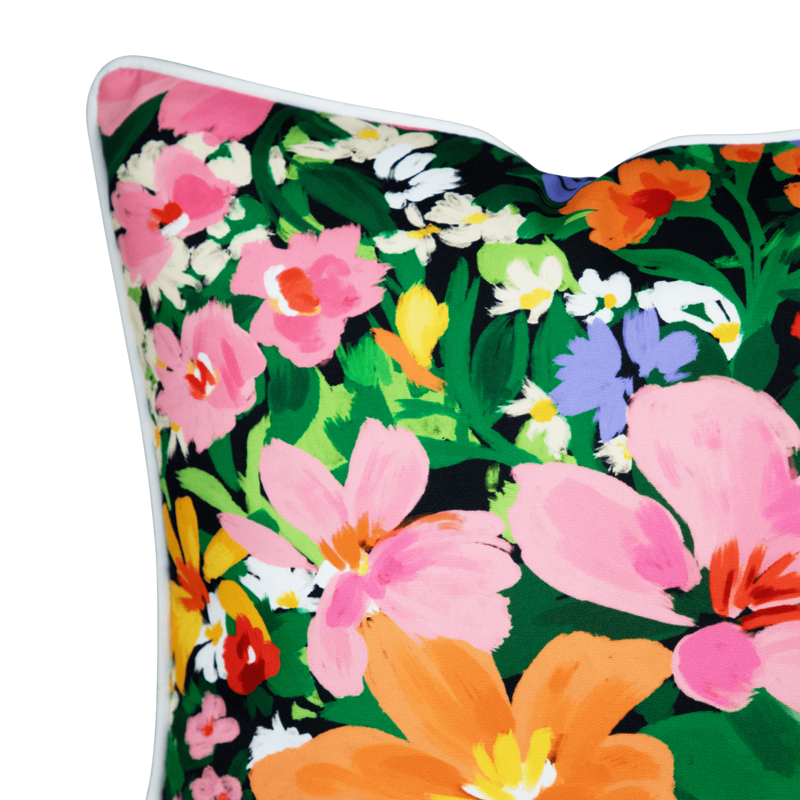 Bondi Garden Party - 45 x 45 cm Piped Cushion