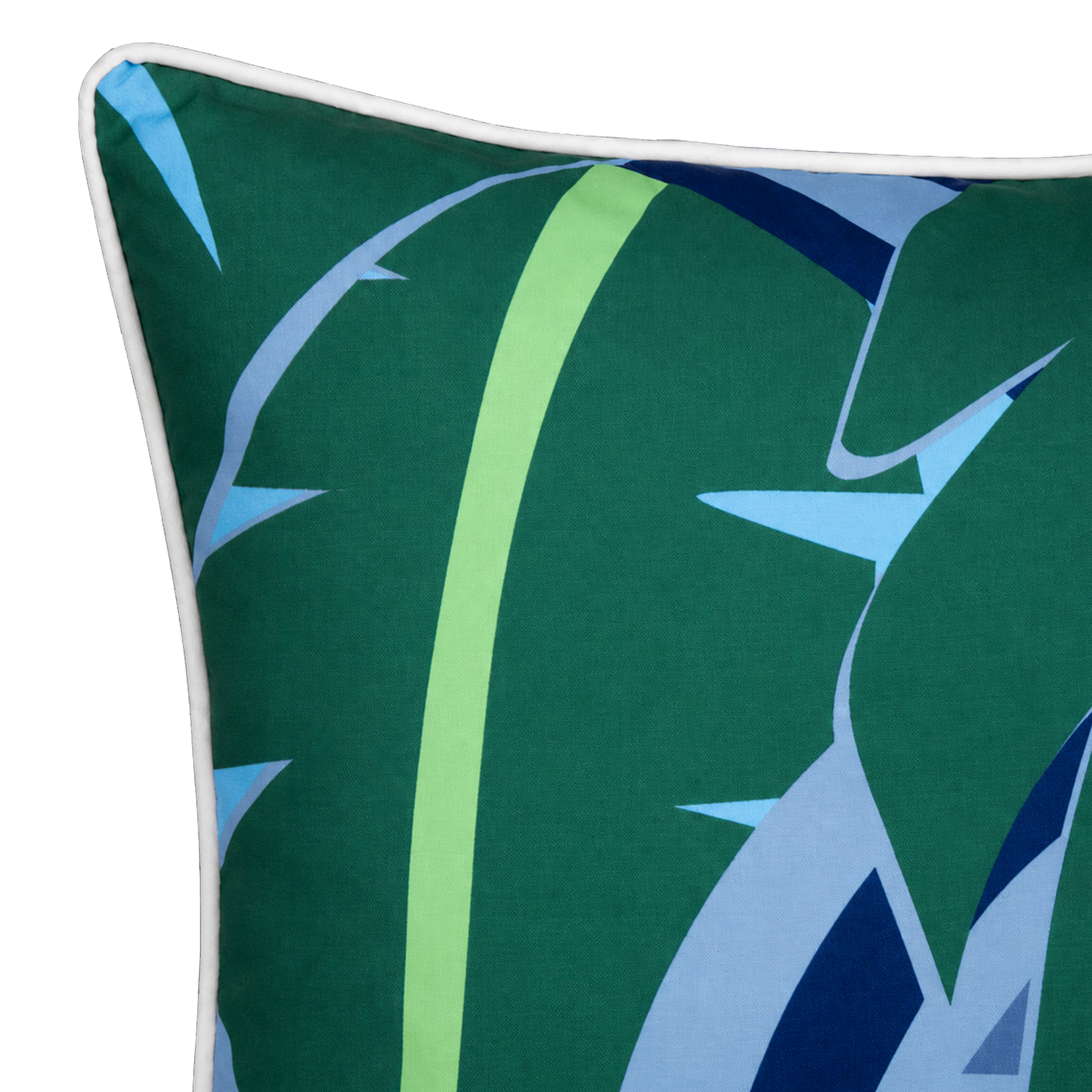 Bondi Ocean Canopy - 45 x 45 cm Piped Cushion