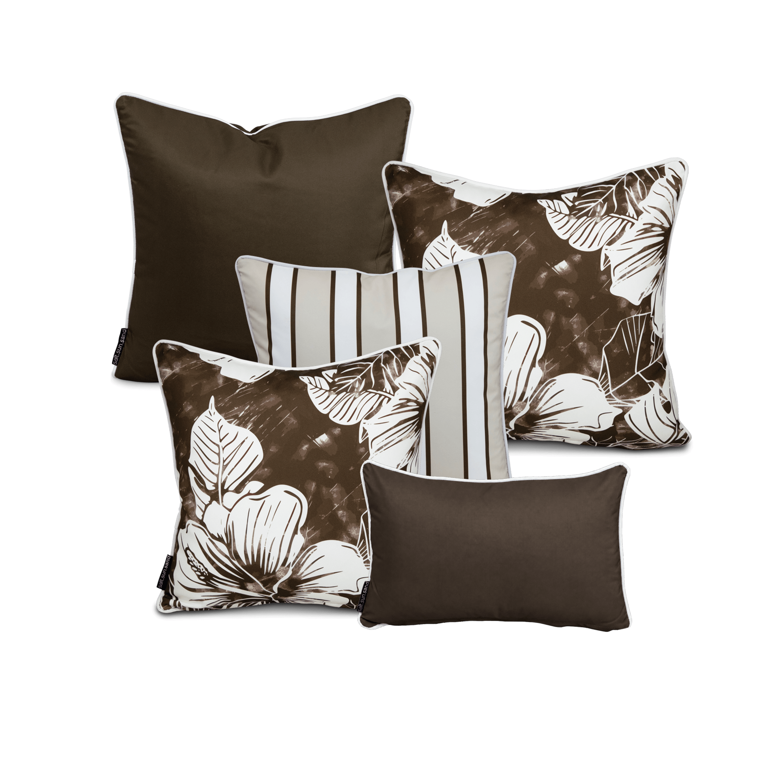 Bondi Stylist Selection - Choc Hibiscus 5pc