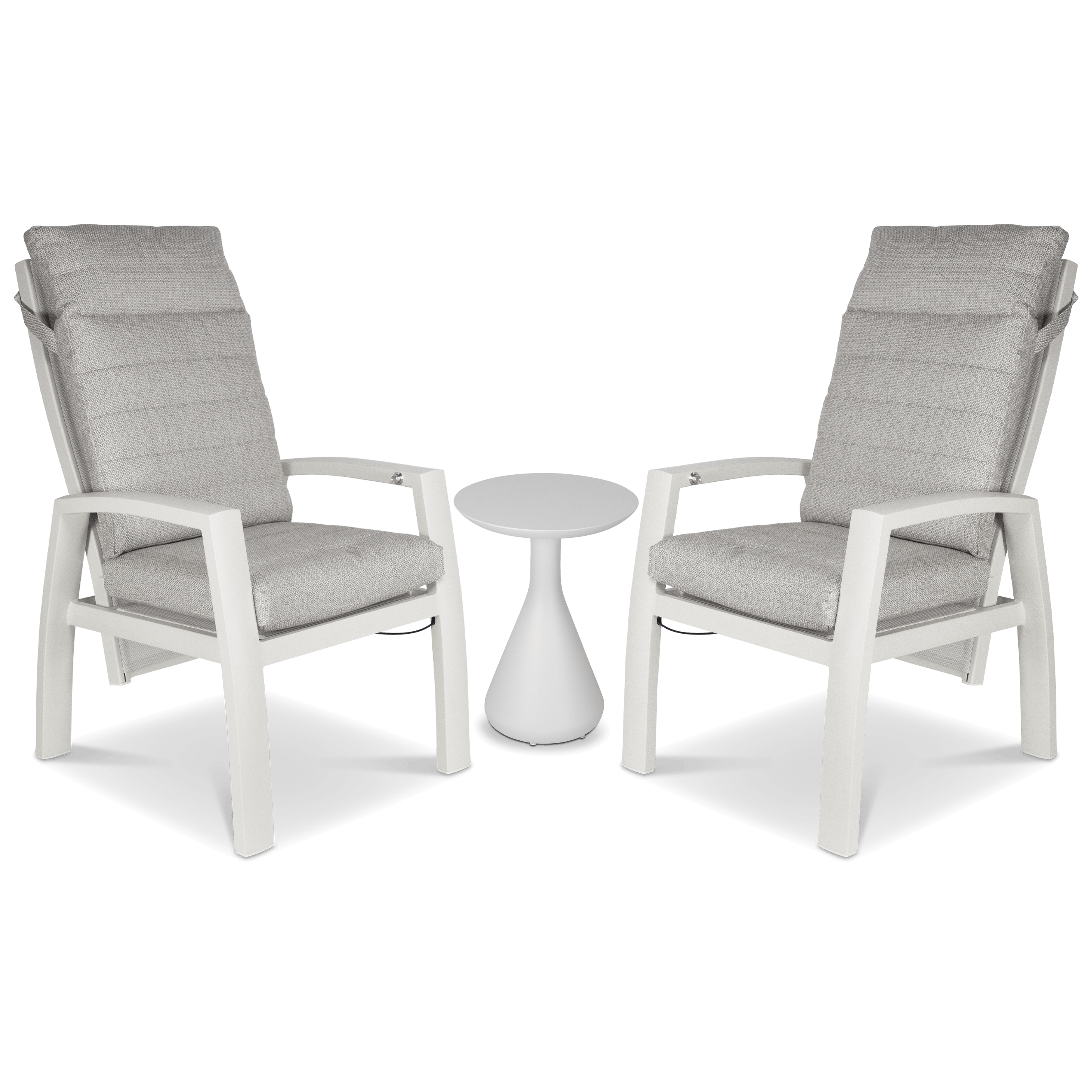 Corfu 3pc Reclining Occasional Set with Ubud Side Table