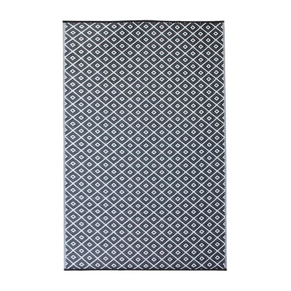 Diamond Black Rug in PP - 180 x 270 cm