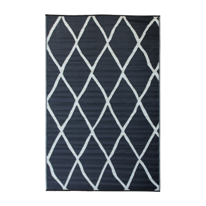 Elements Black Rug in PP - 180 x 270 cm