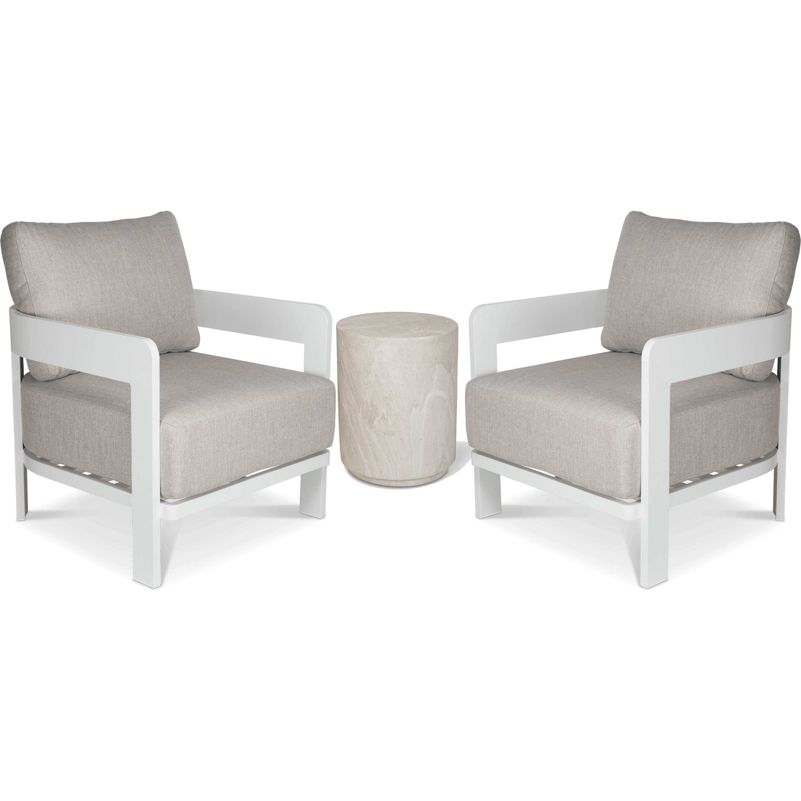 Elements 3pc Occasional Set with Firenze MGO Side Table