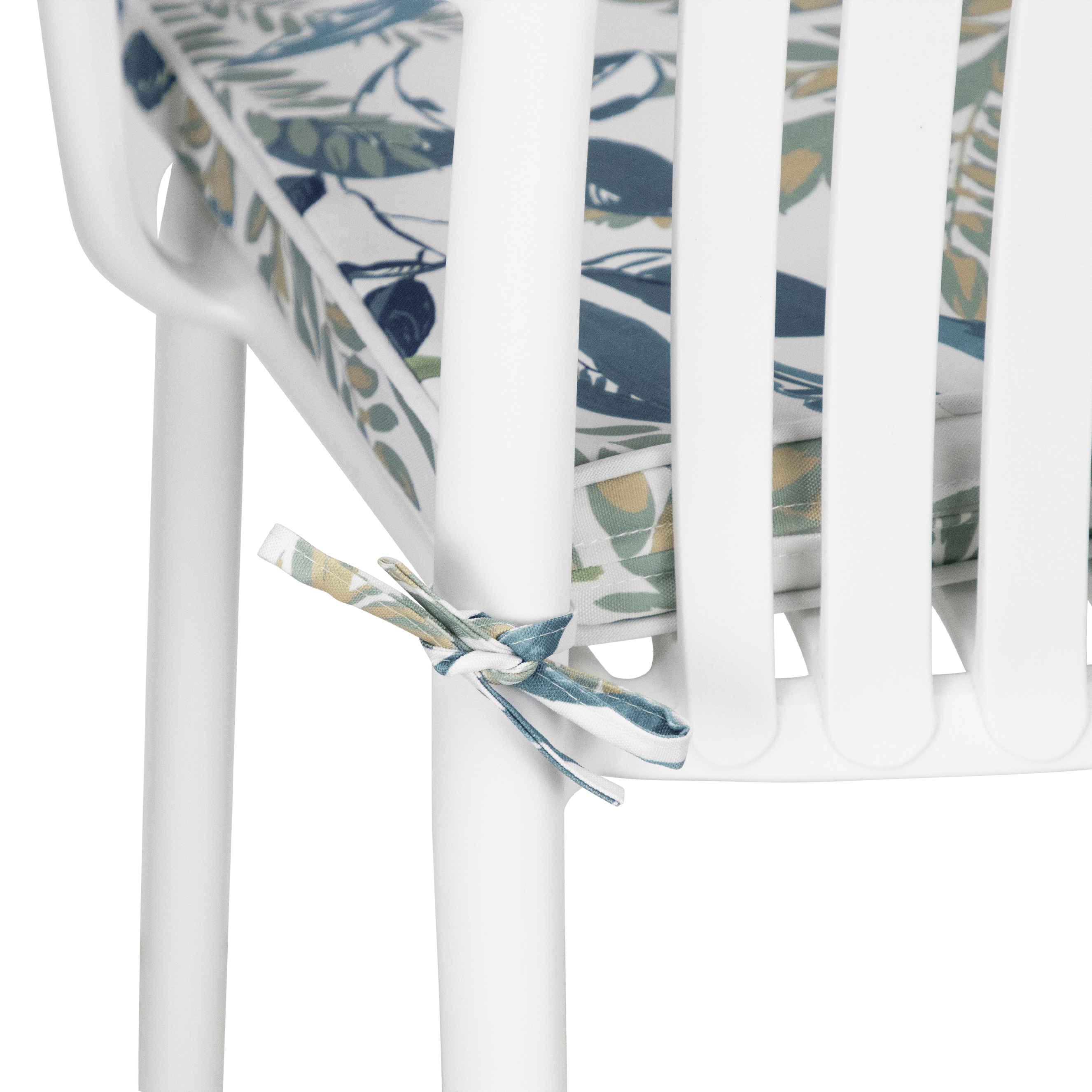 Tahiti Evergreen Square Outdoor Chair Pad - 43x43x4cm