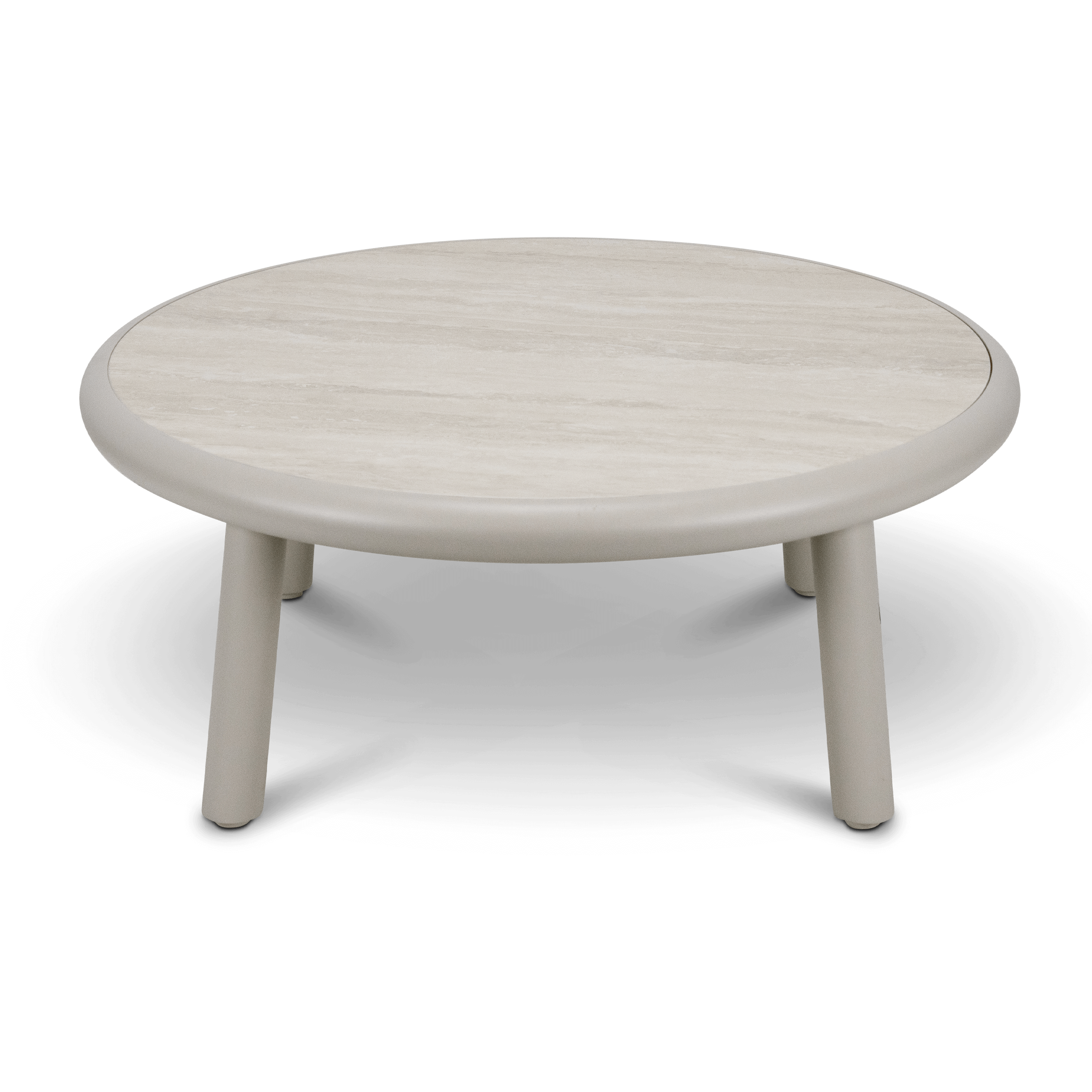 Evoke Coffee Table in Fawn with Sintered Stone Top