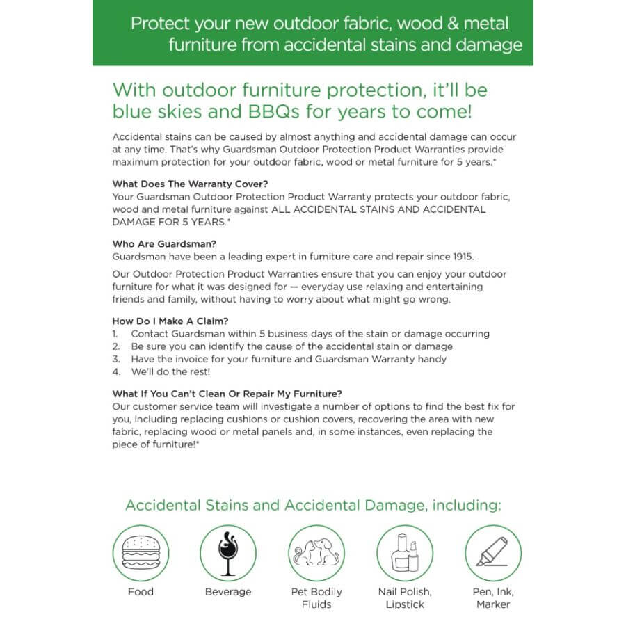 Guardsman Outdoor Care Collection - The Furniture Shack