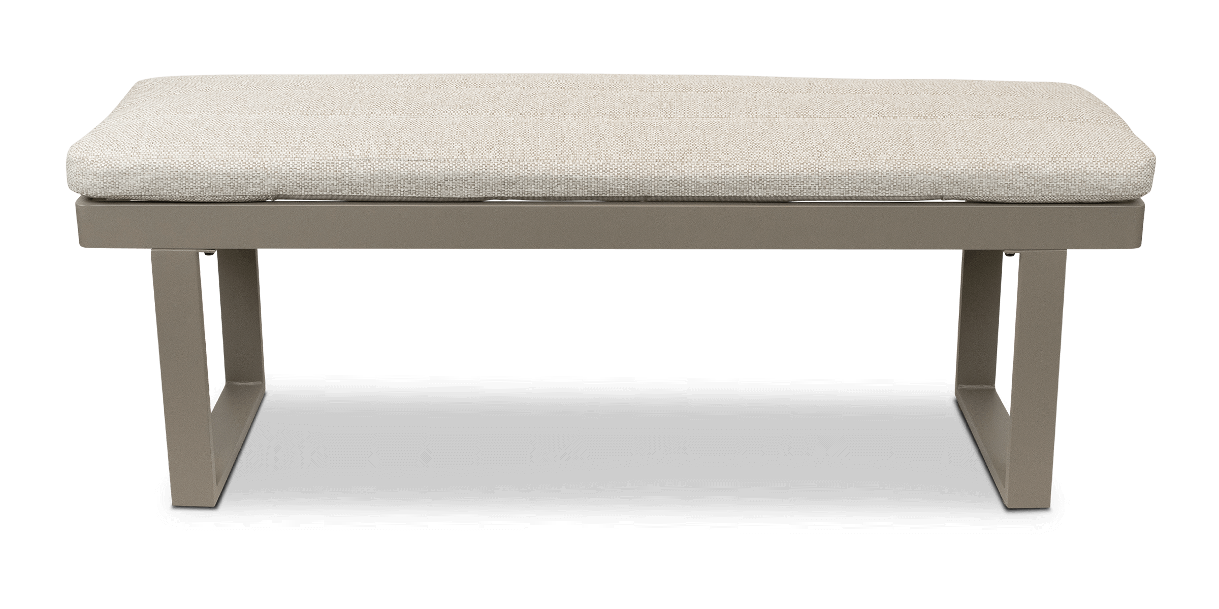 Positano 5 piece lounge in Taupe with Polywood Inset with Aveiro Adjustable Height Coffee Table