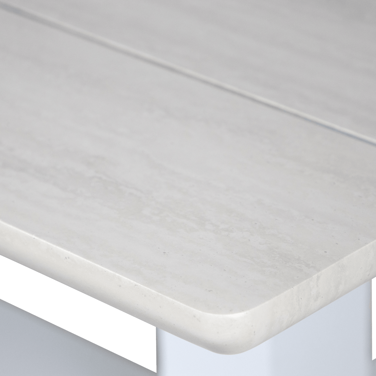 Georgia Adjustable Coffee Table in Arctic White Aluminium with Timber Look Top