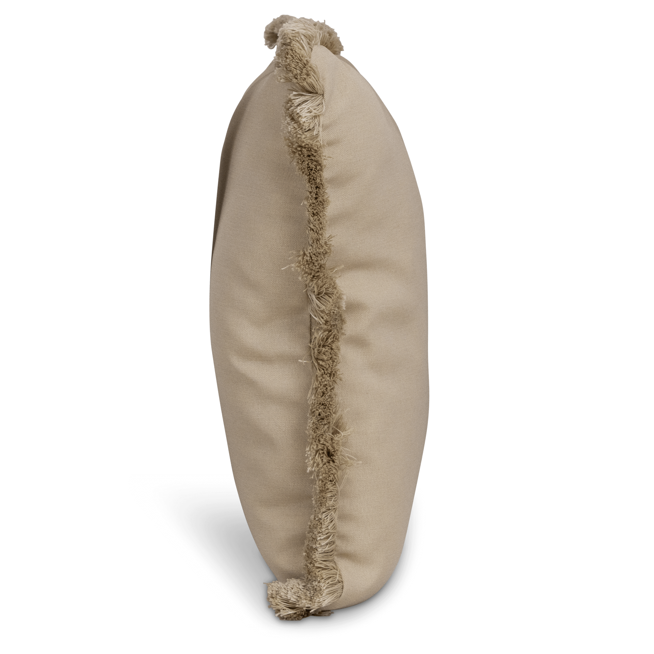 Tahiti Sandstone - 50x50cm Fringed Outdoor Cushion