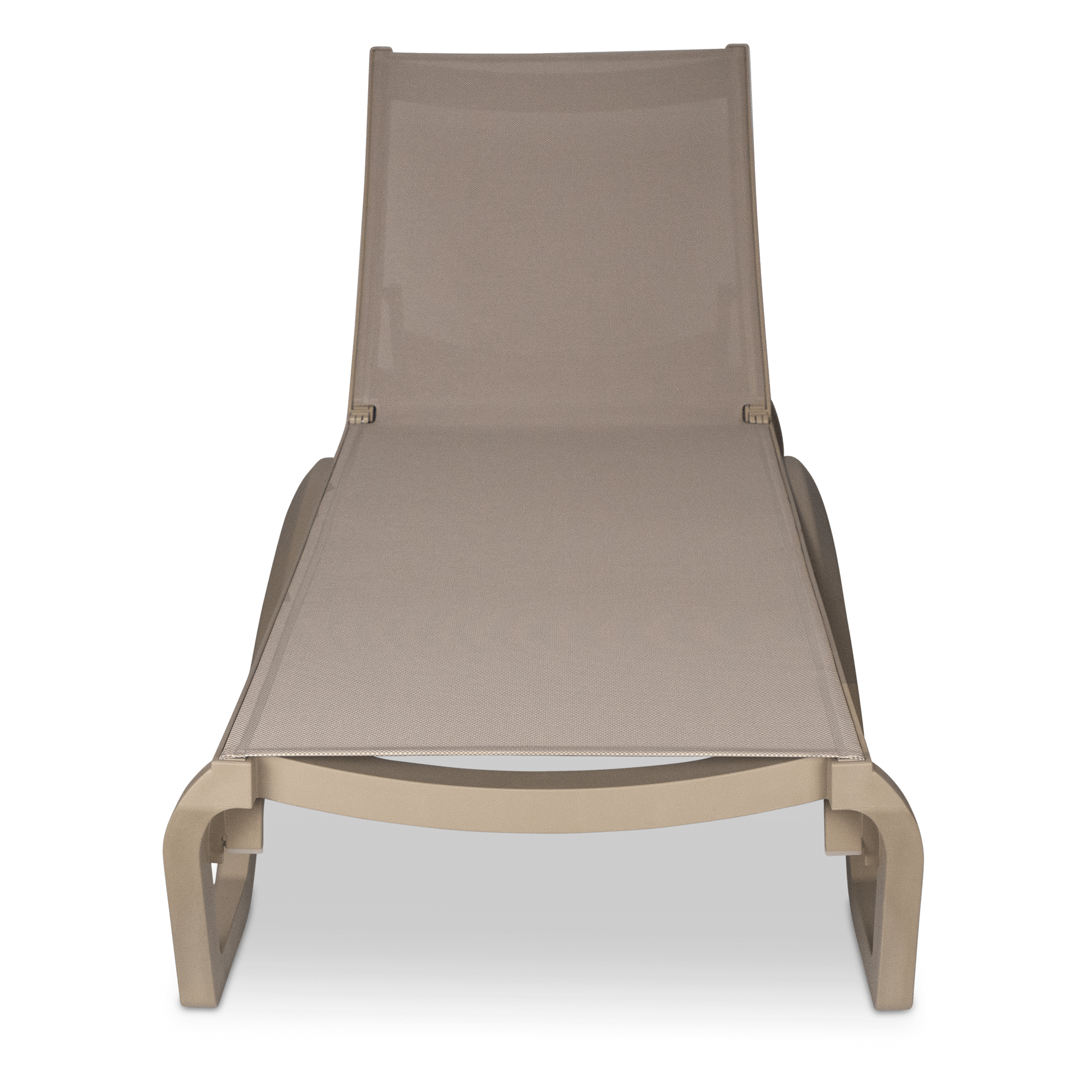 Cloud UV Polypropylene Premium Sunlounger in Toffee