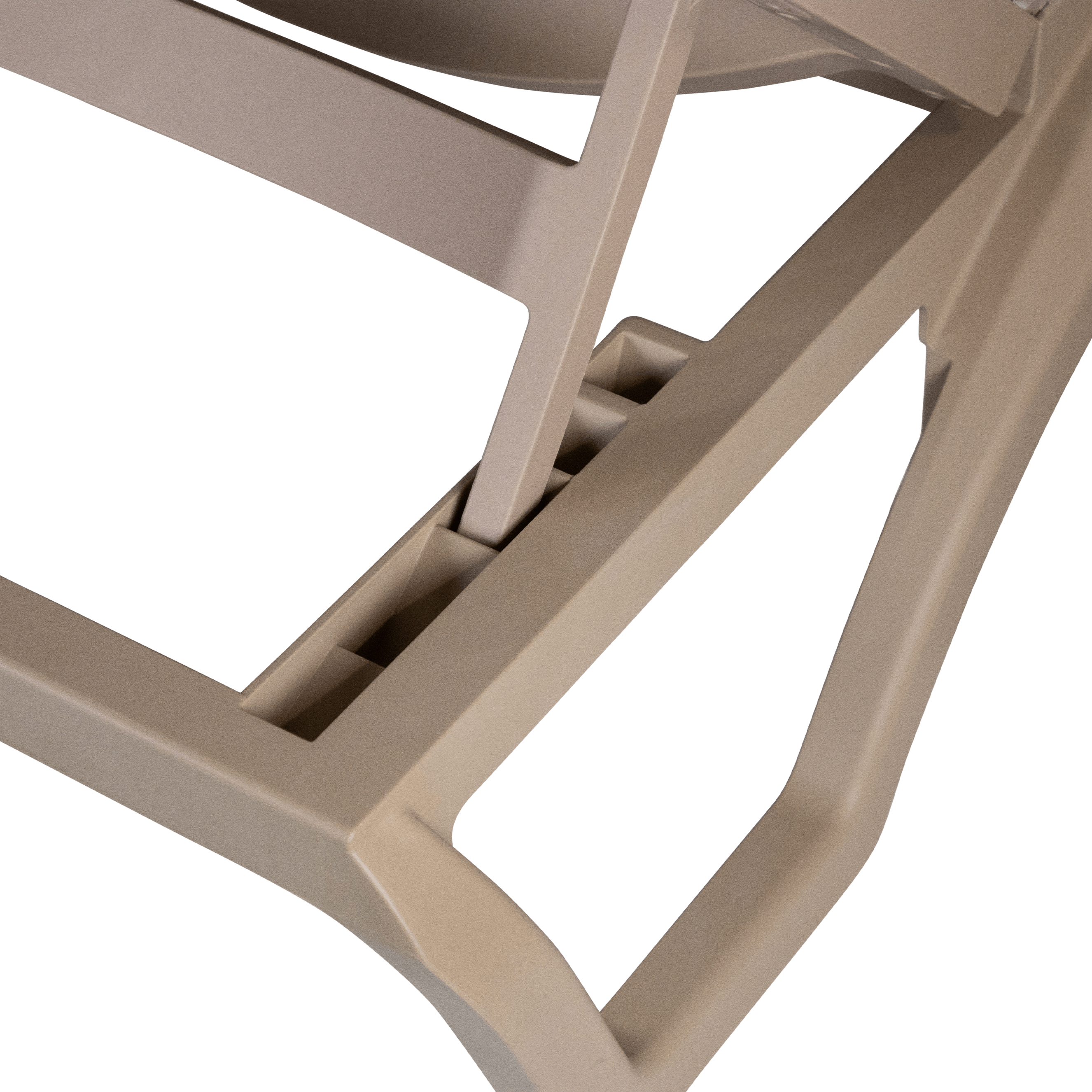 Cloud UV Polypropylene Premium Sunlounger in Toffee