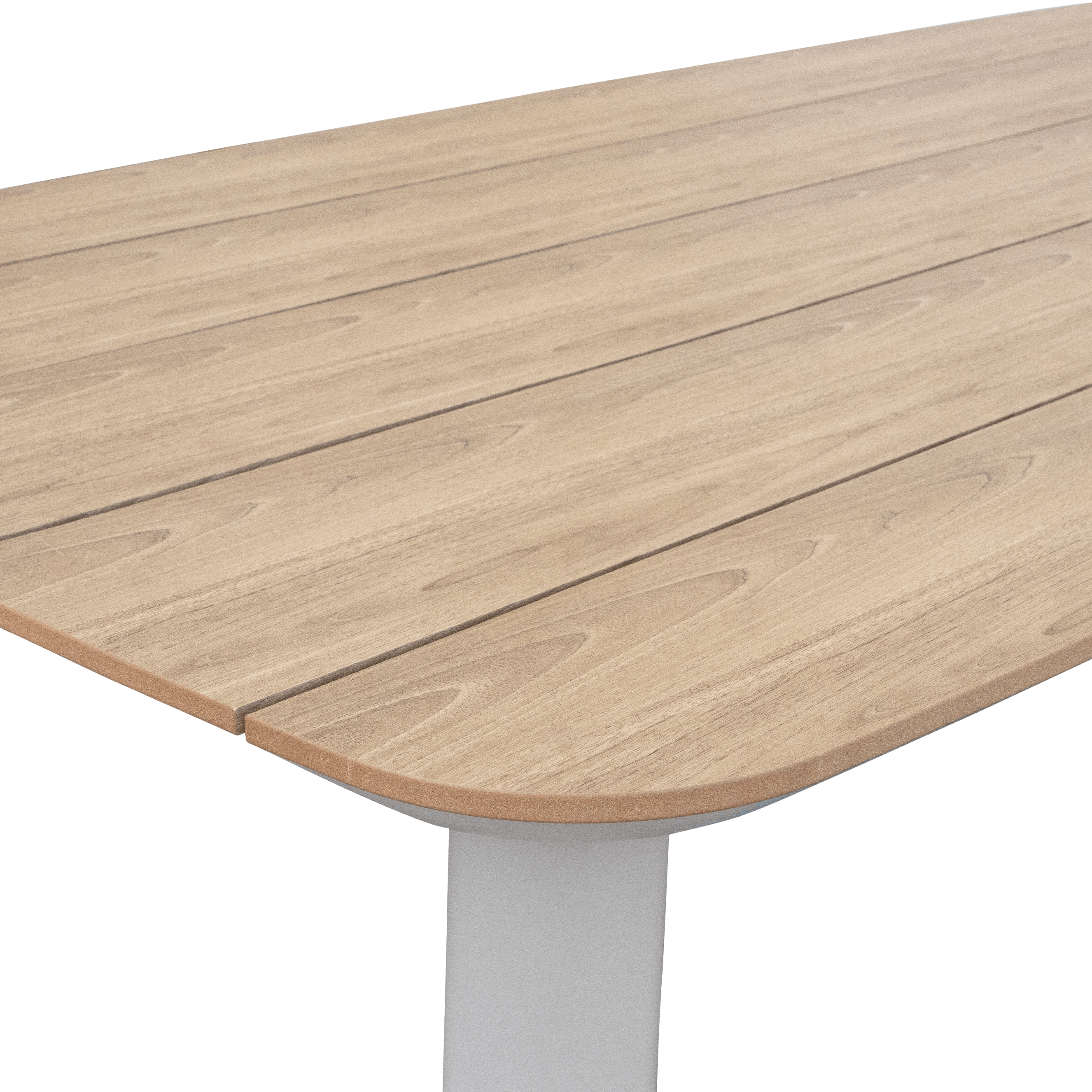 Providence 7pc Dining Set in Taupe Aluminium and Polywood Top