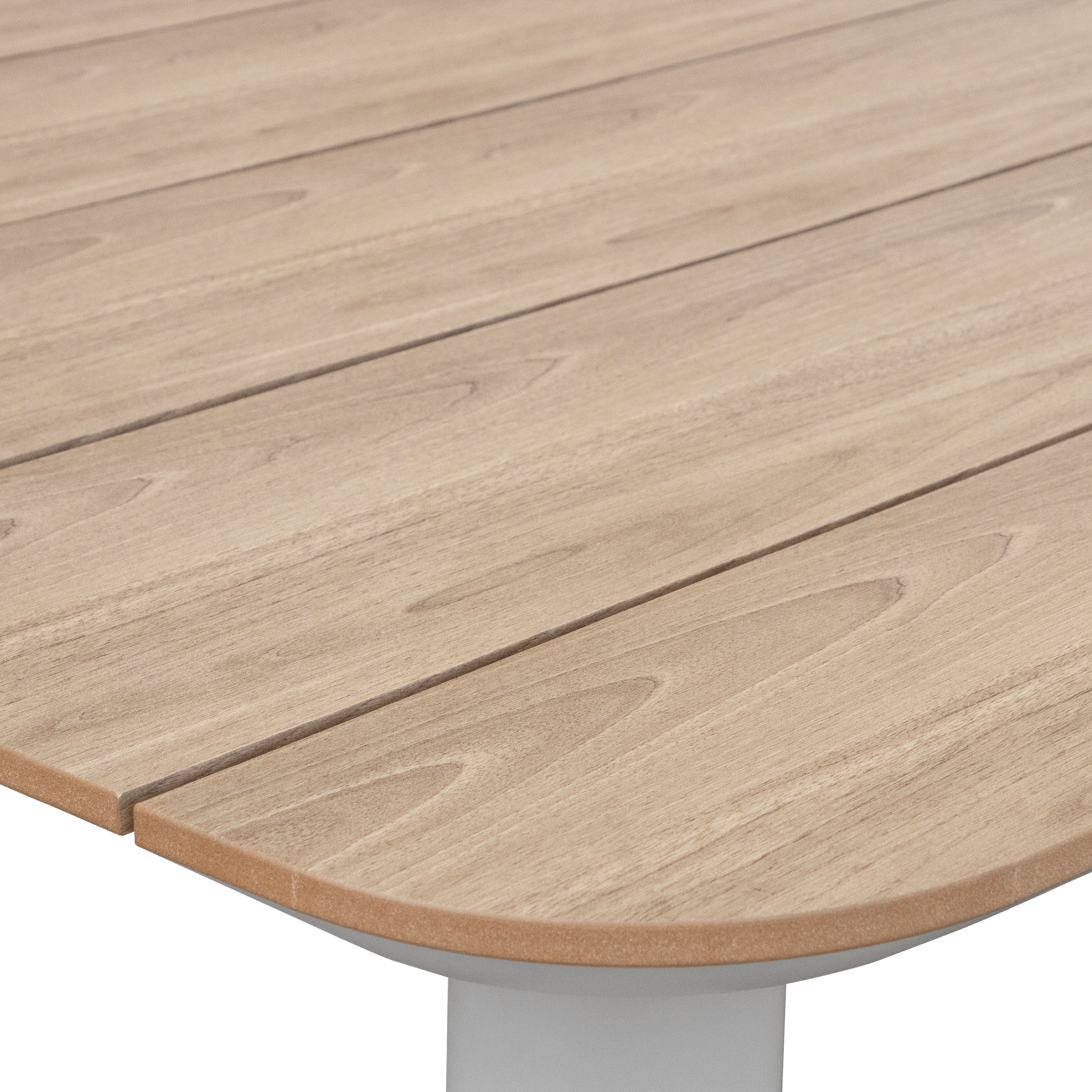 Providence 7pc Dining Set in Taupe Aluminium and Polywood Top