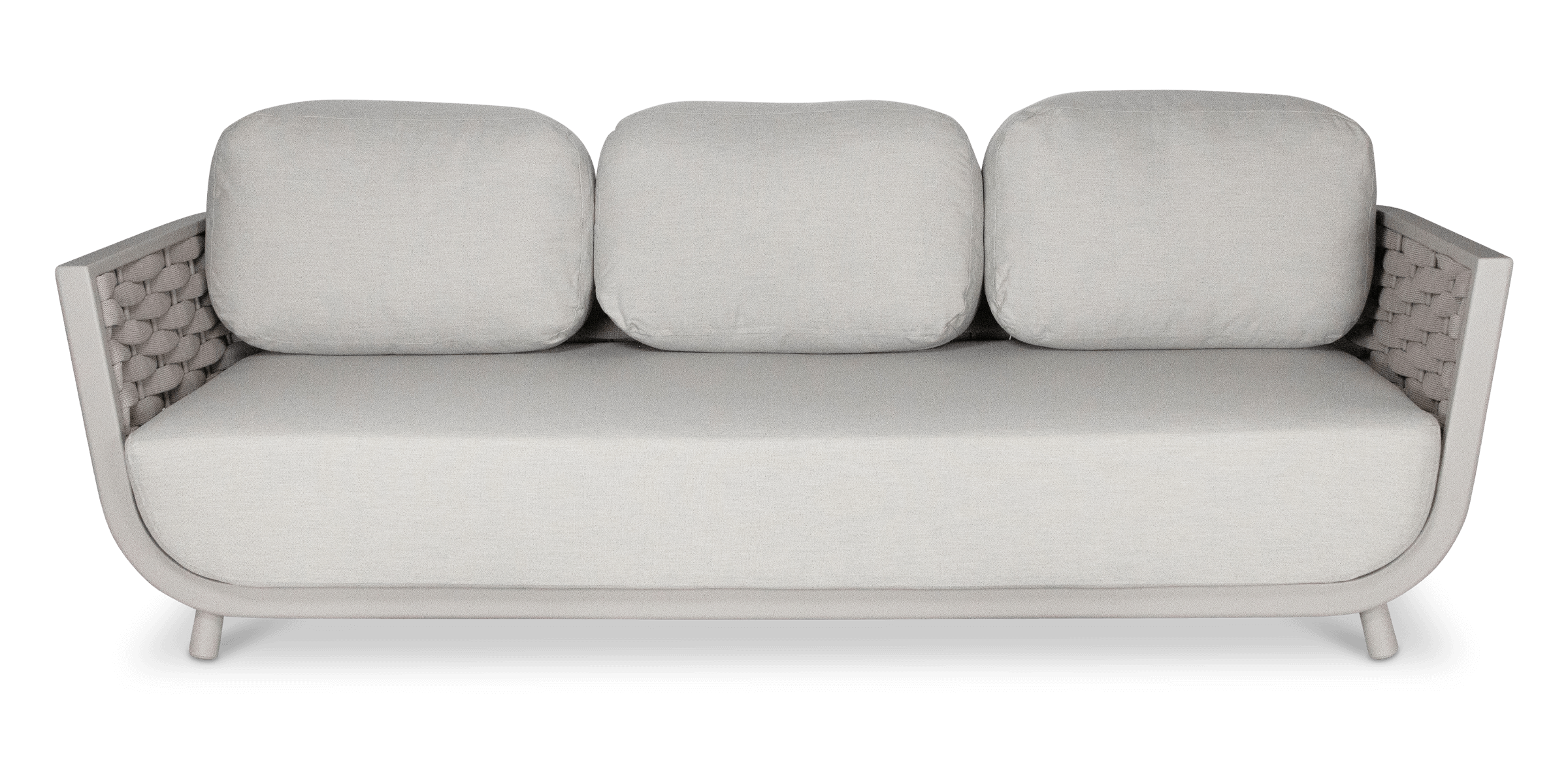 Allure 3 Seater in Fawn with Dune Spunpoly Cushions and Olefin Rope