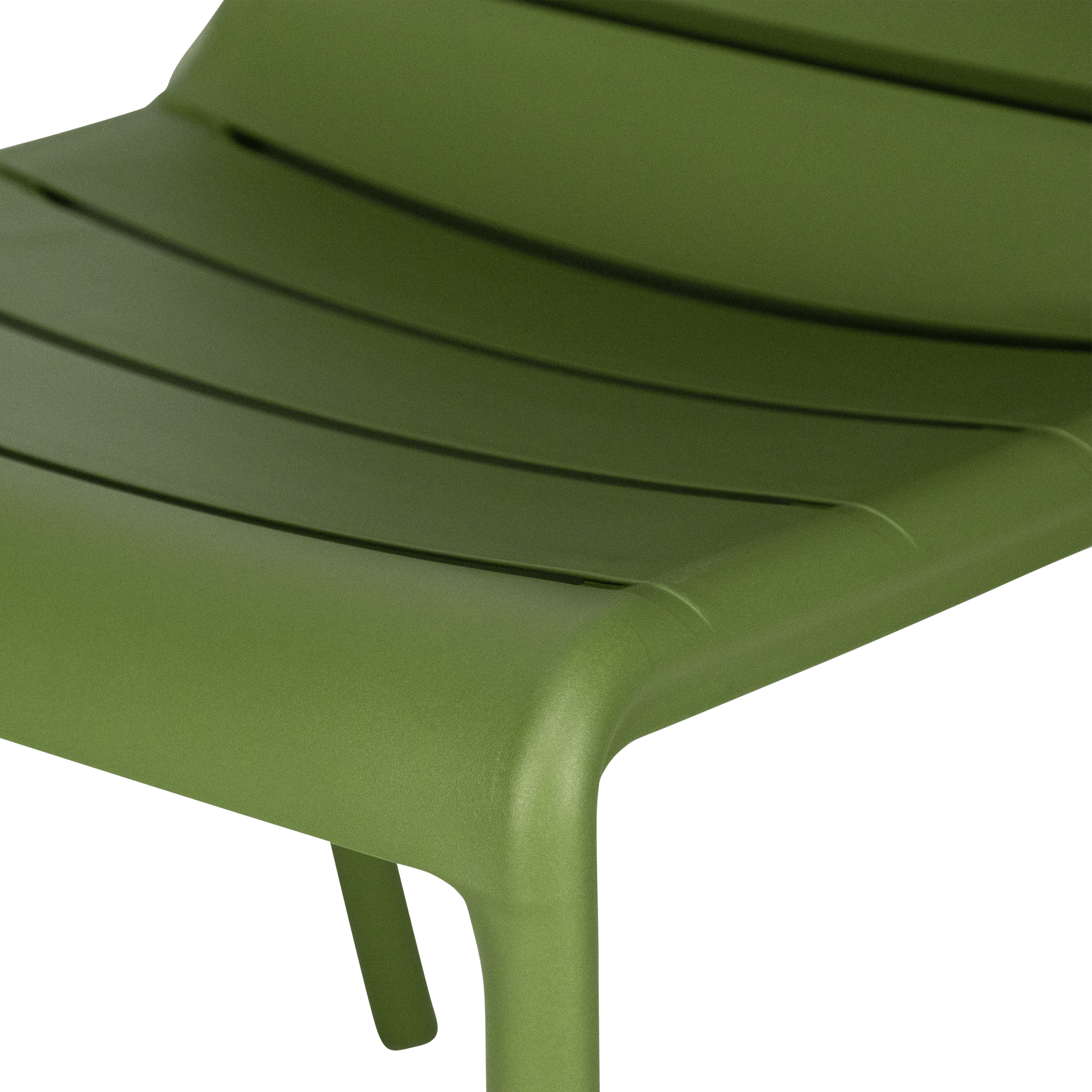 Aura UV Polypropylene Premium Dining Chair in Kiwi