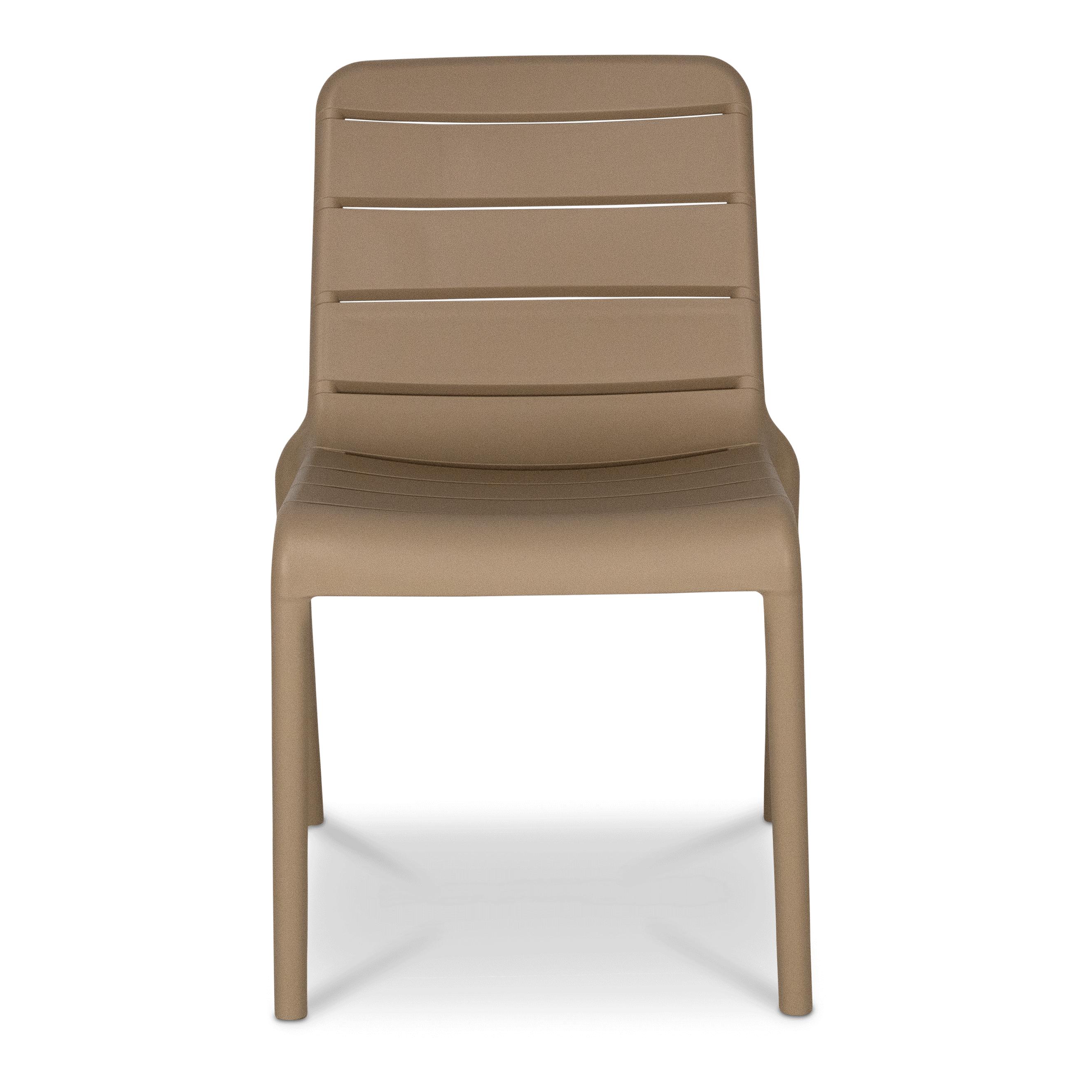 Aura UV Polypropylene Premium Dining Chair in Toffee