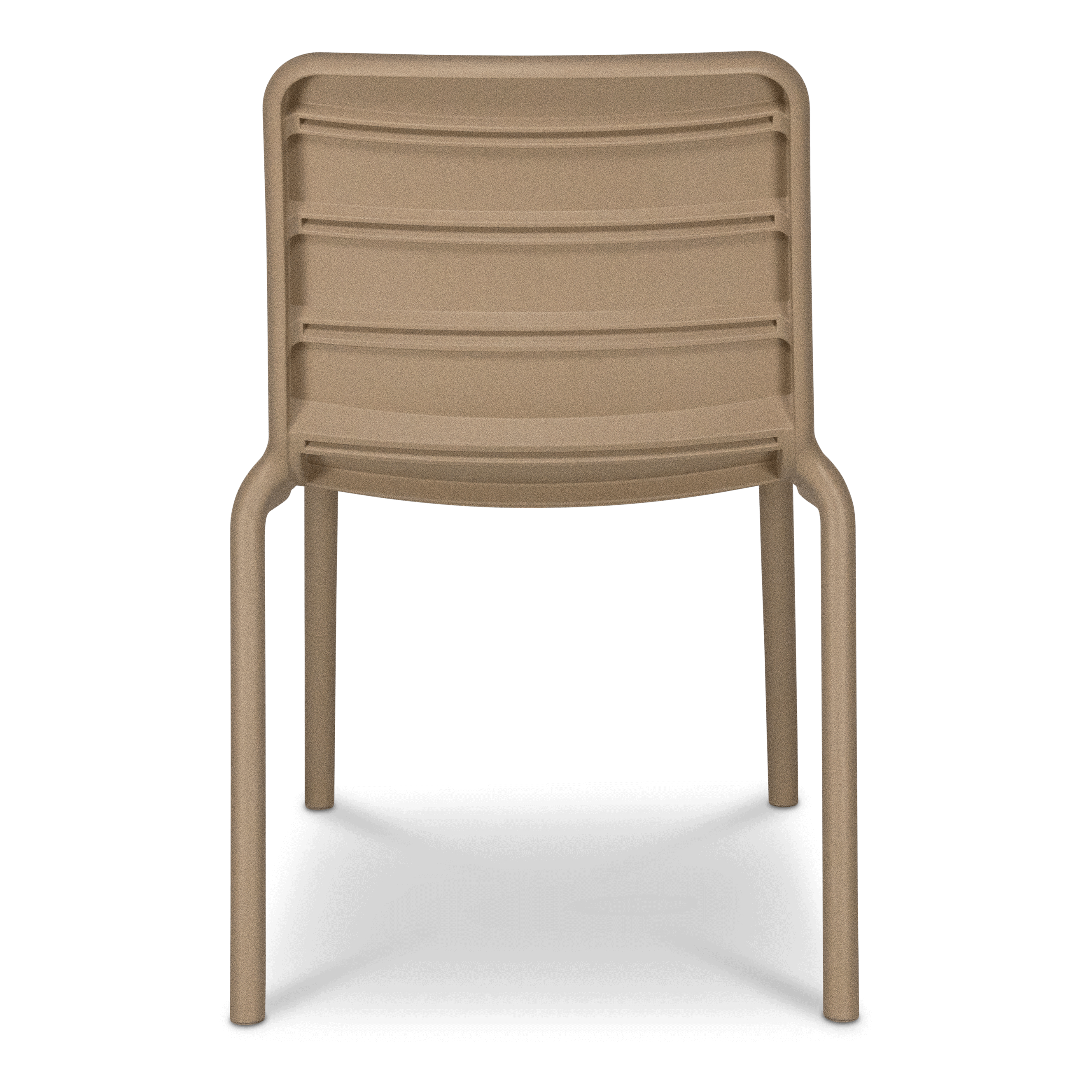 Aura UV Polypropylene Premium Dining Chair in Toffee
