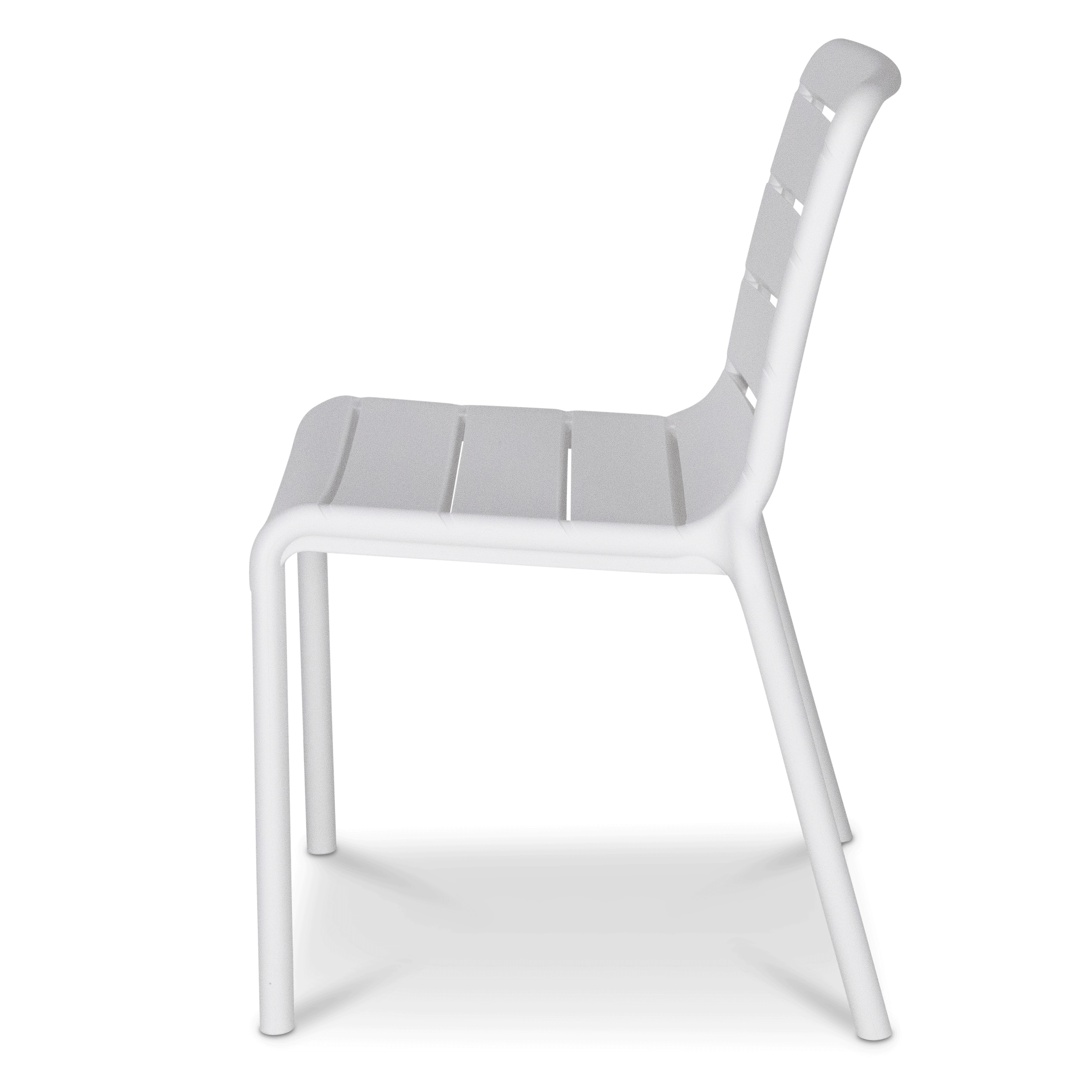 Aura UV Polypropylene Premium Dining Chair in Marshmallow