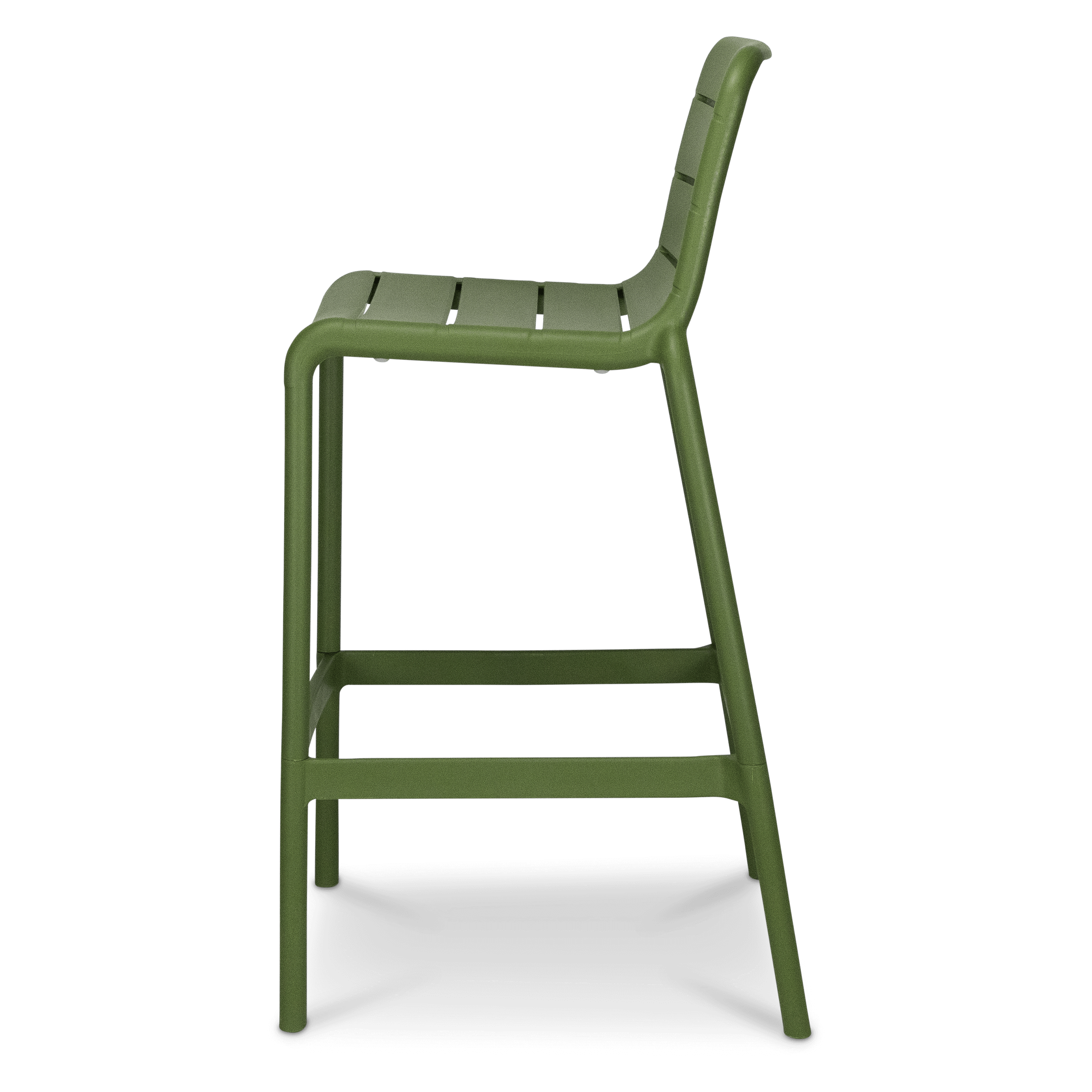 Aura UV Polypropylene Premium Bar Stool in Kiwi