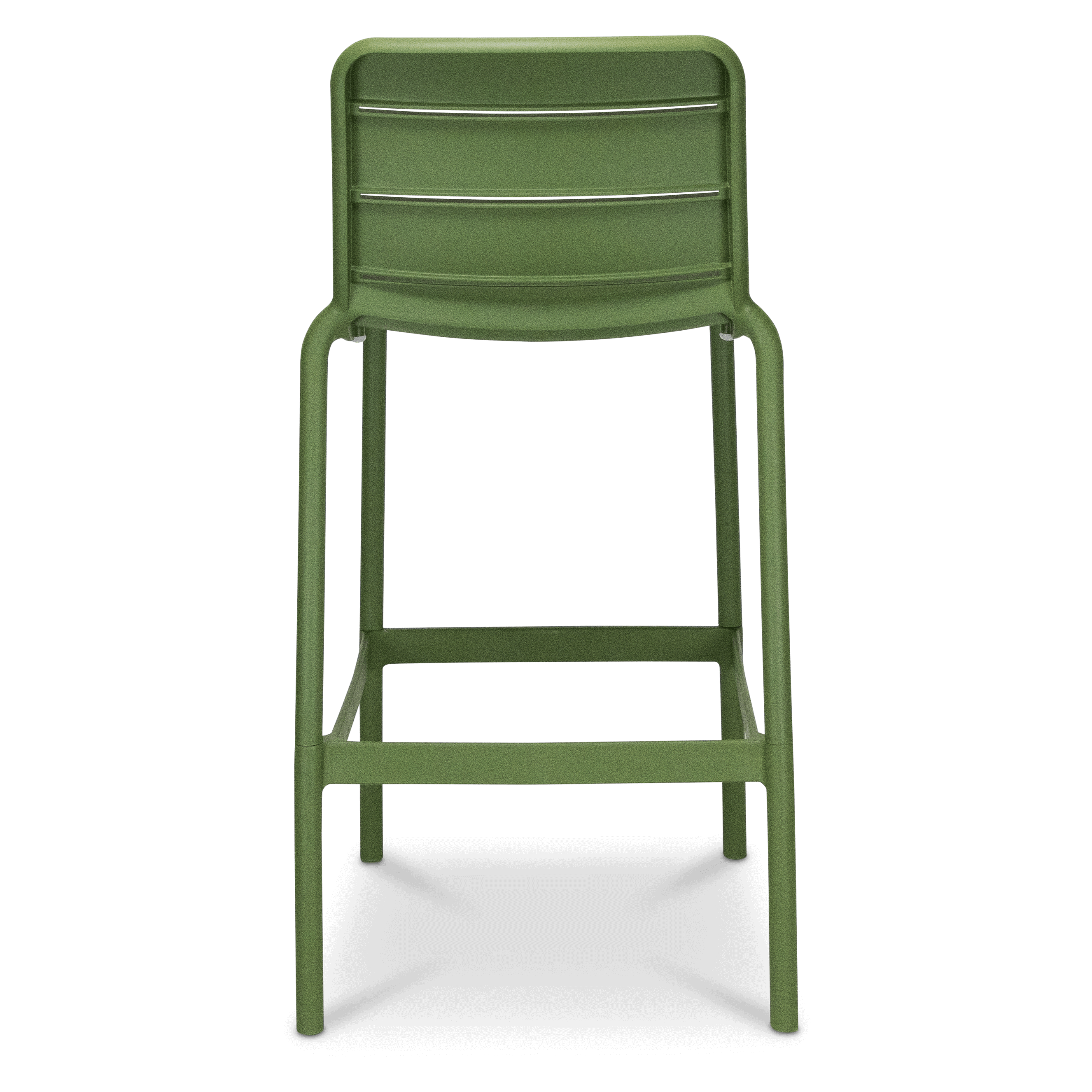 Aura UV Polypropylene Premium Bar Stool in Kiwi