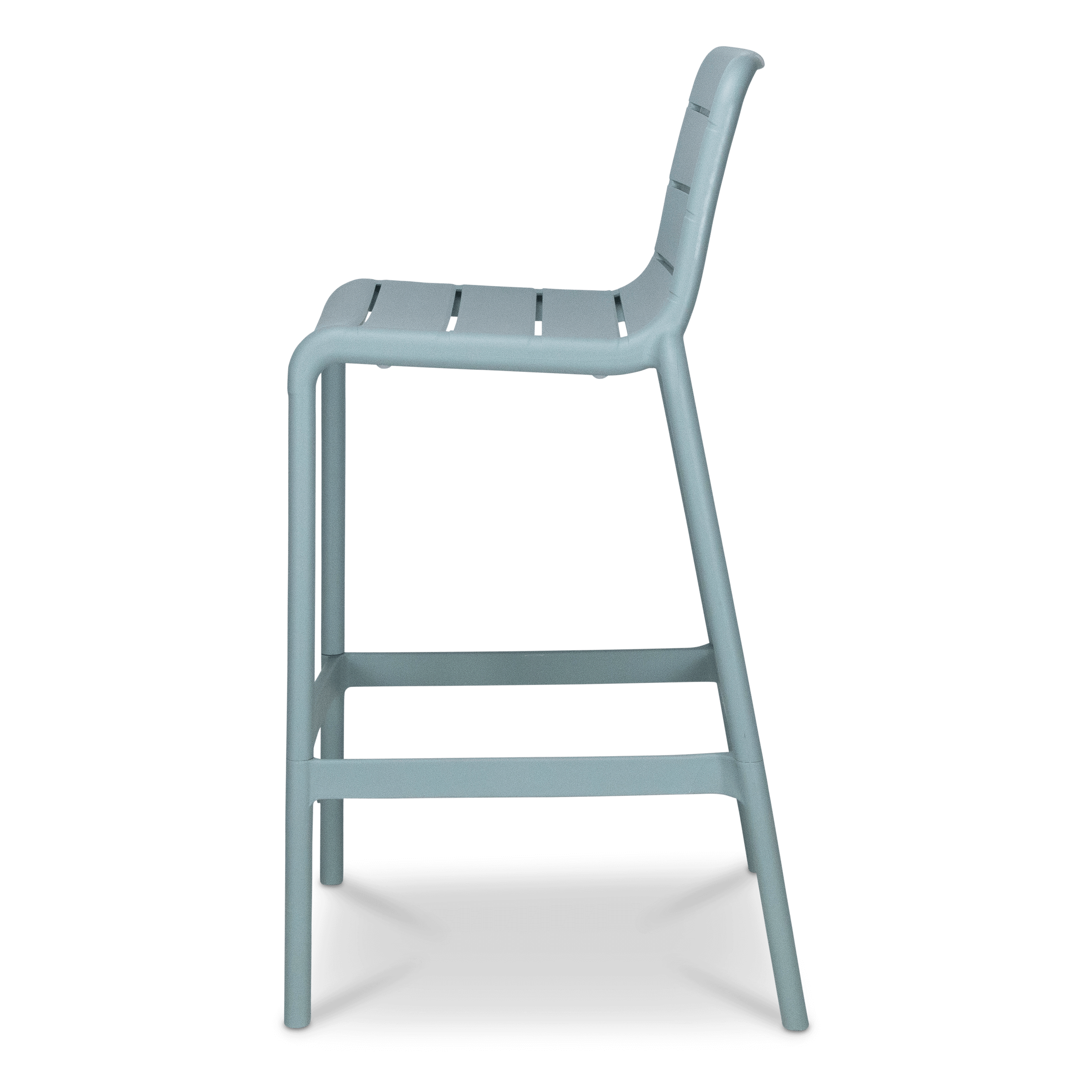 Aura UV Polypropylene Premium Bar Stool in Bubblegum