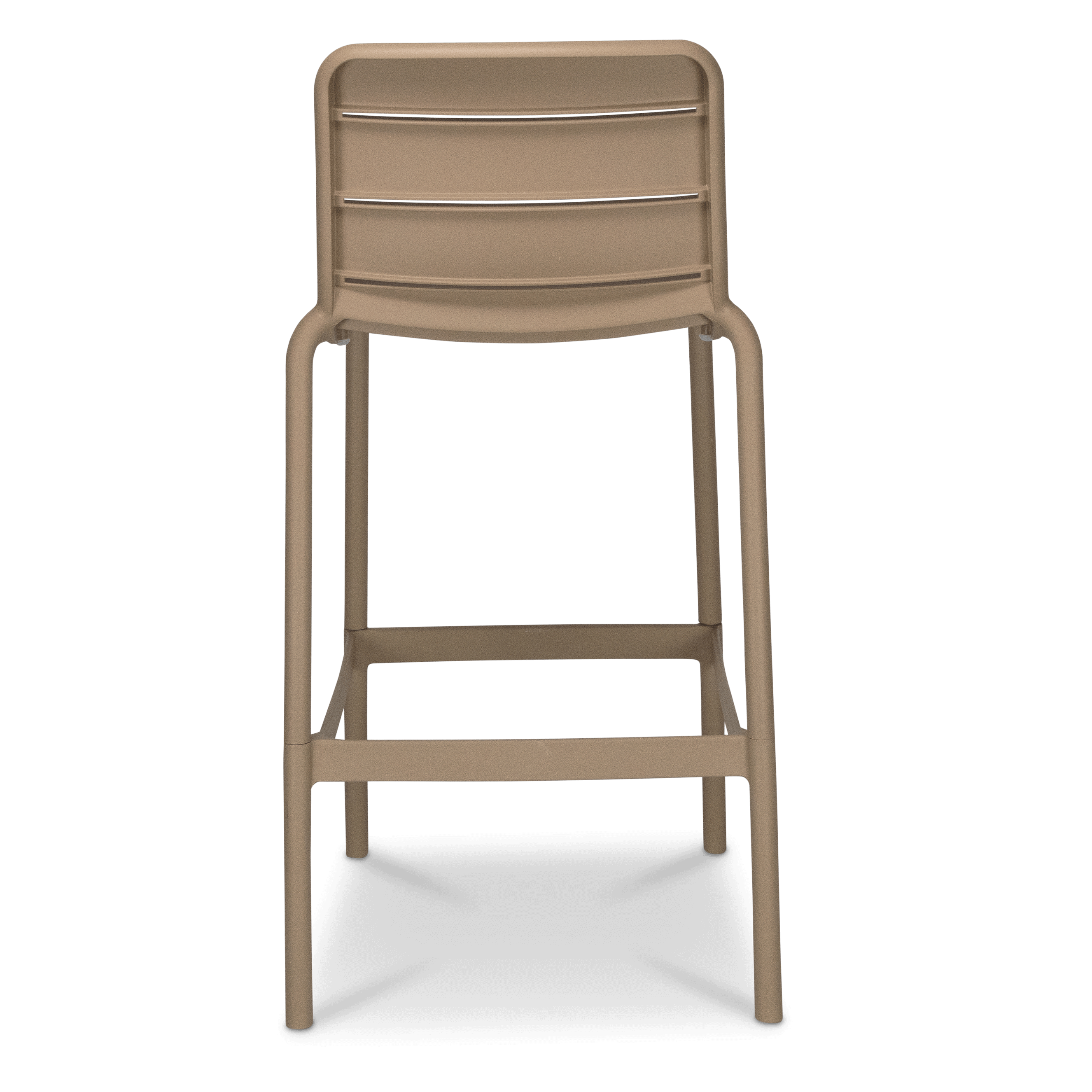 Aura UV Polypropylene Premium Bar Stool in Toffee