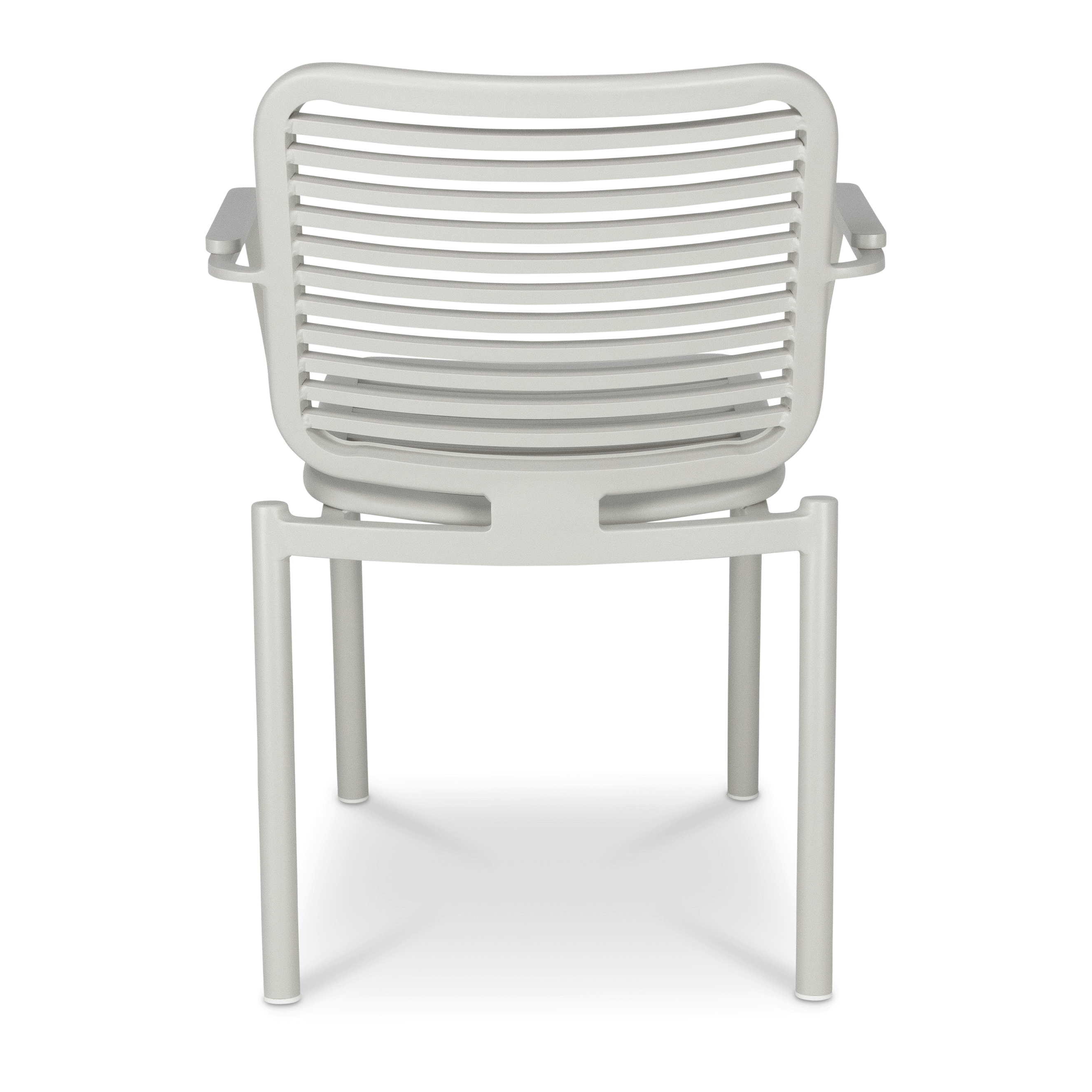 Azure Dining Chair in Silk Beige Aluminium