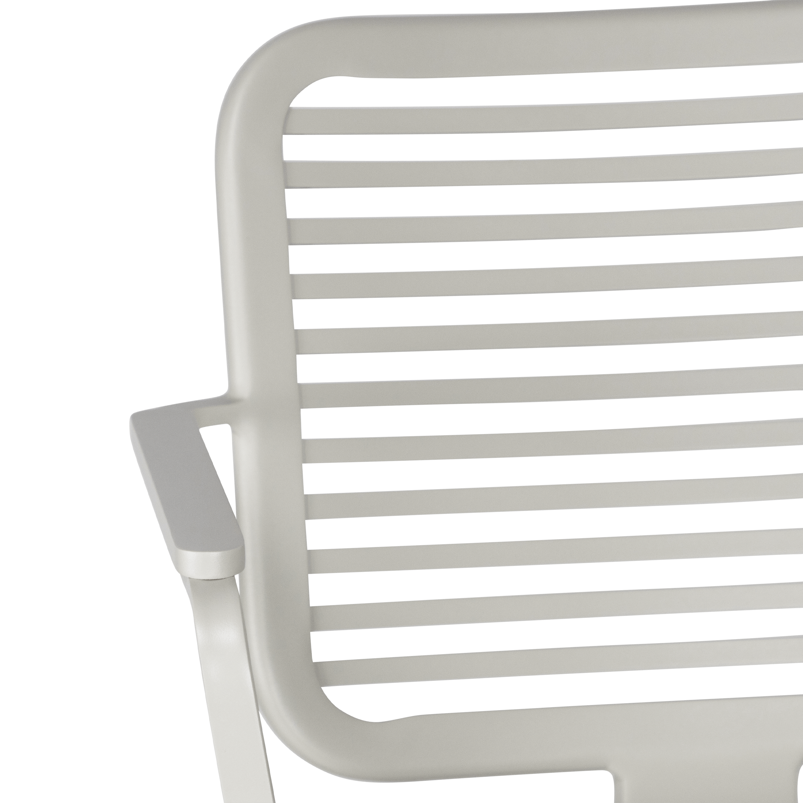 Azure Dining Chair in Silk Beige Aluminium