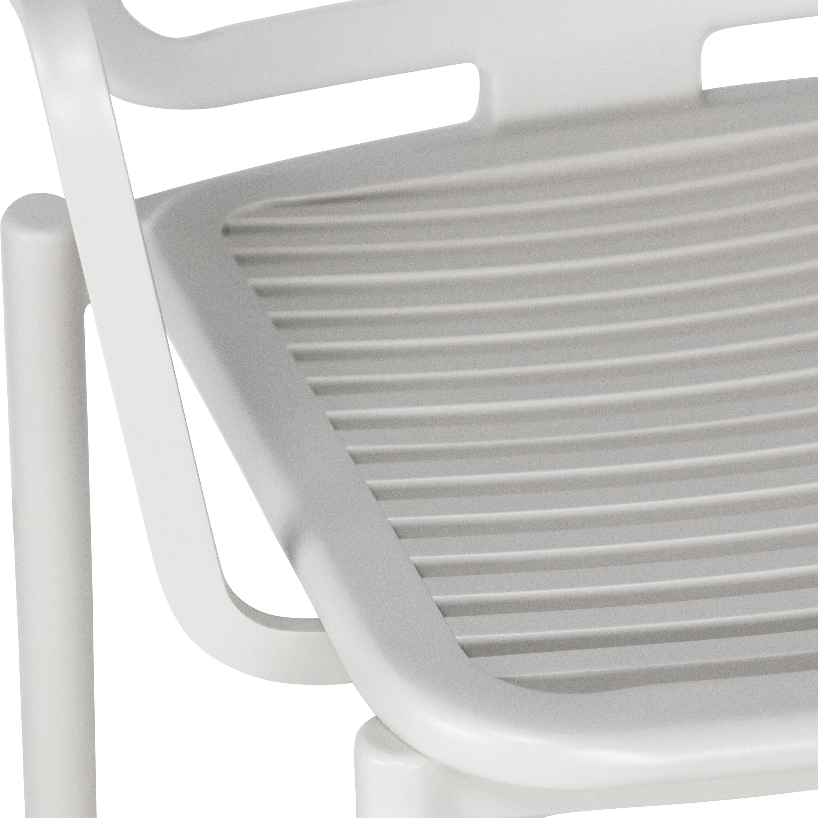 Azure Dining Chair in Silk Beige Aluminium