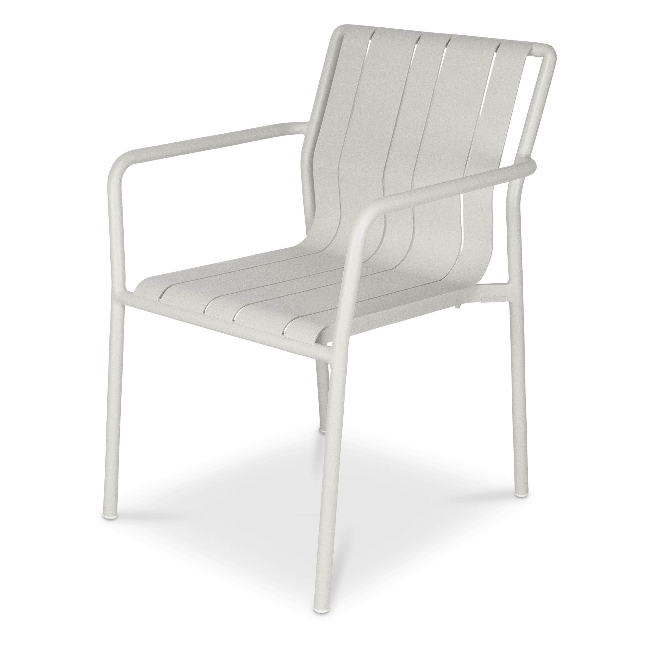 Bahamas Rectangle 7 Piece Outdoor Setting in Arctic White with Aluminium Chairs