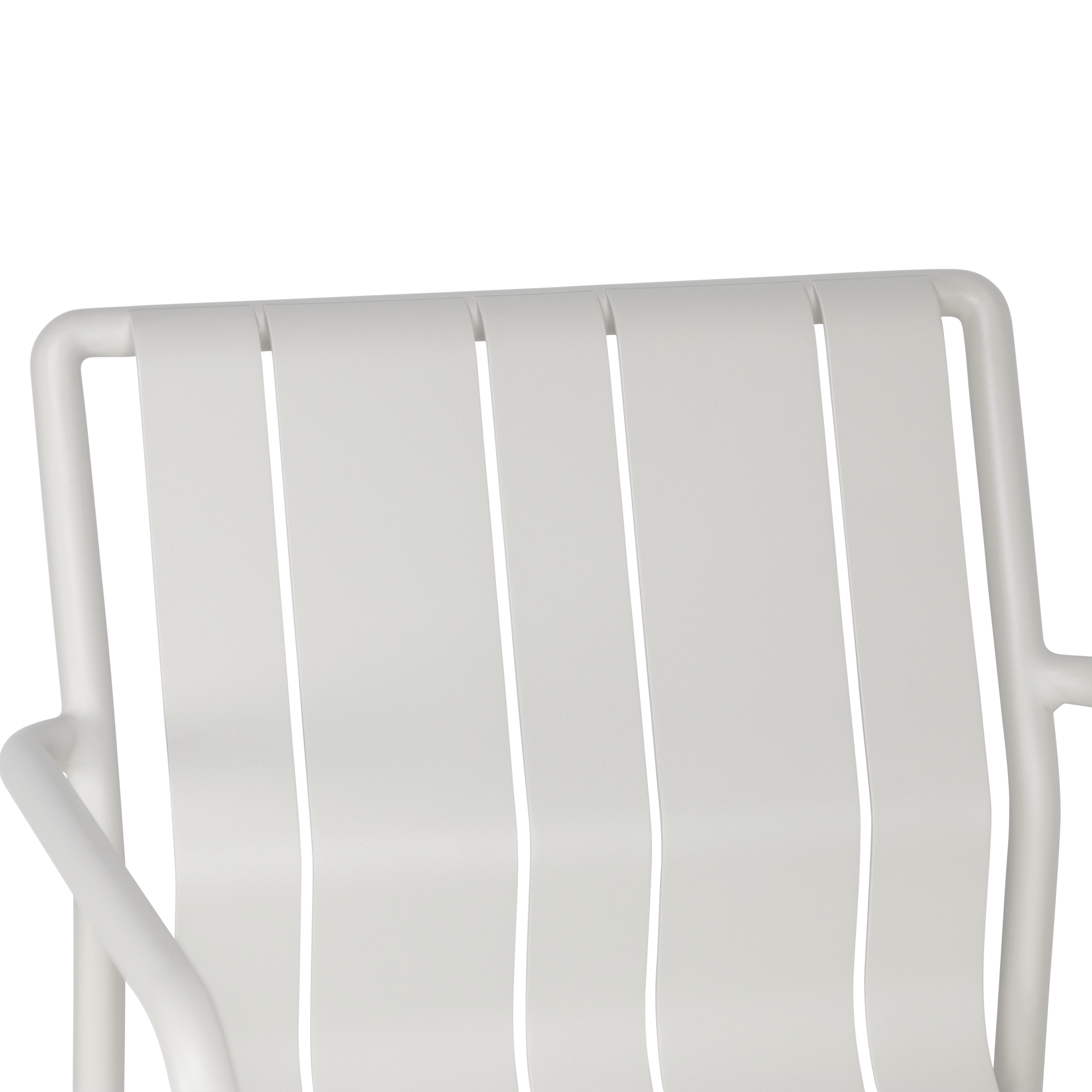 Flow Dining Chair in Silk Beige Aluminium
