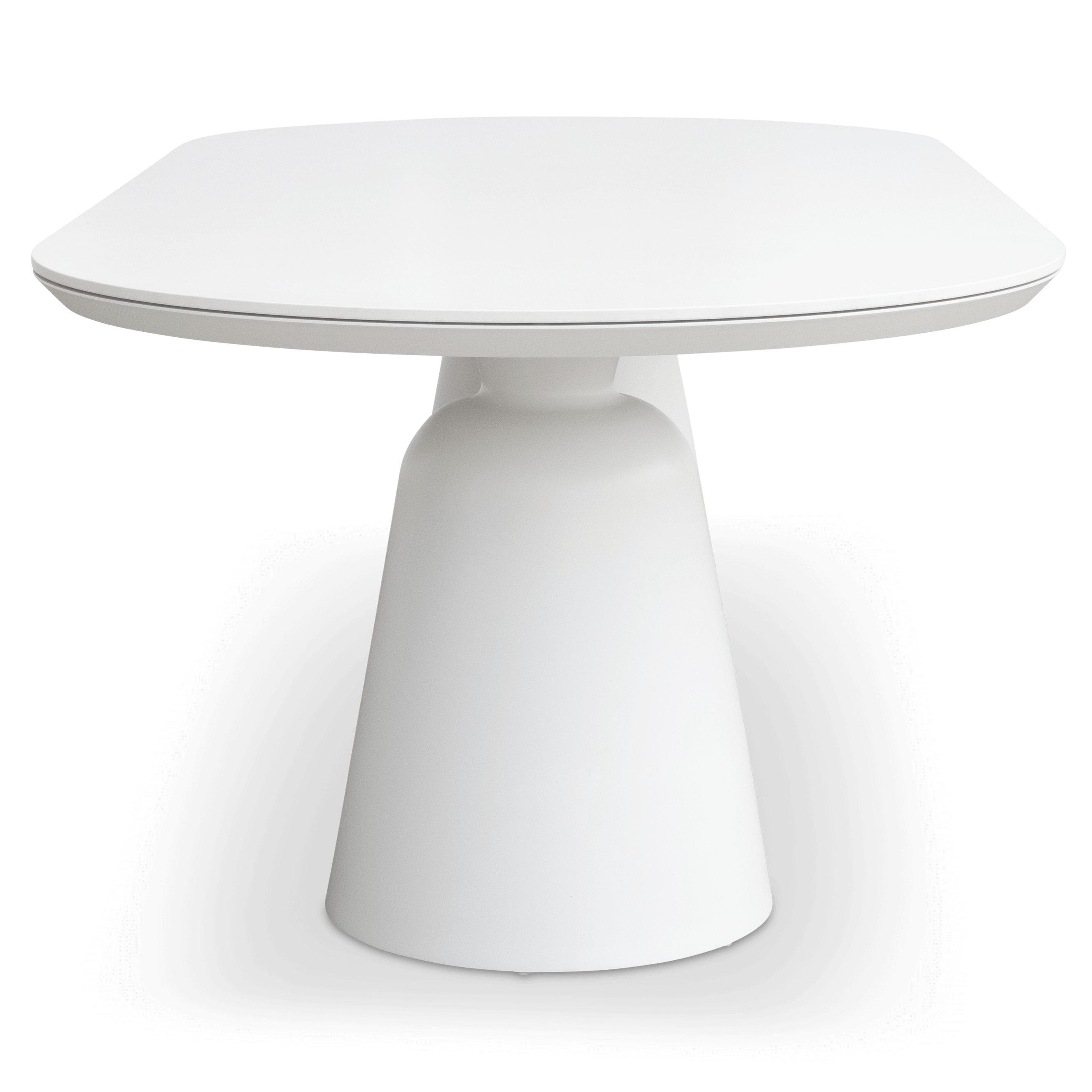 Azure Dining Table in Arctic White with Sintered Stone Top
