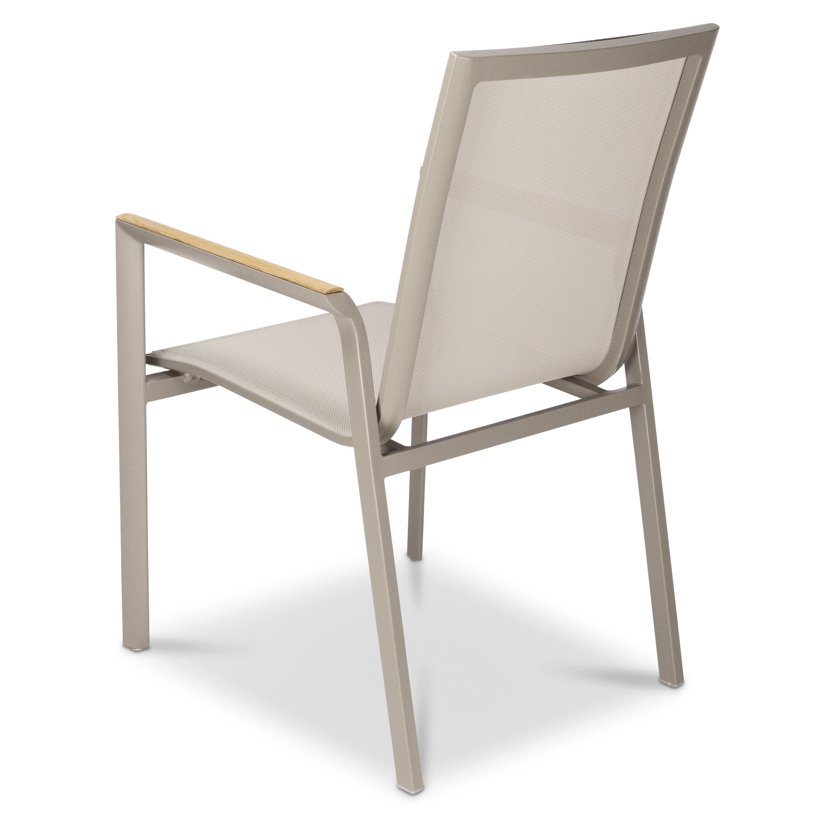 Providence 7pc Dining Set in Taupe Aluminium and Polywood Top