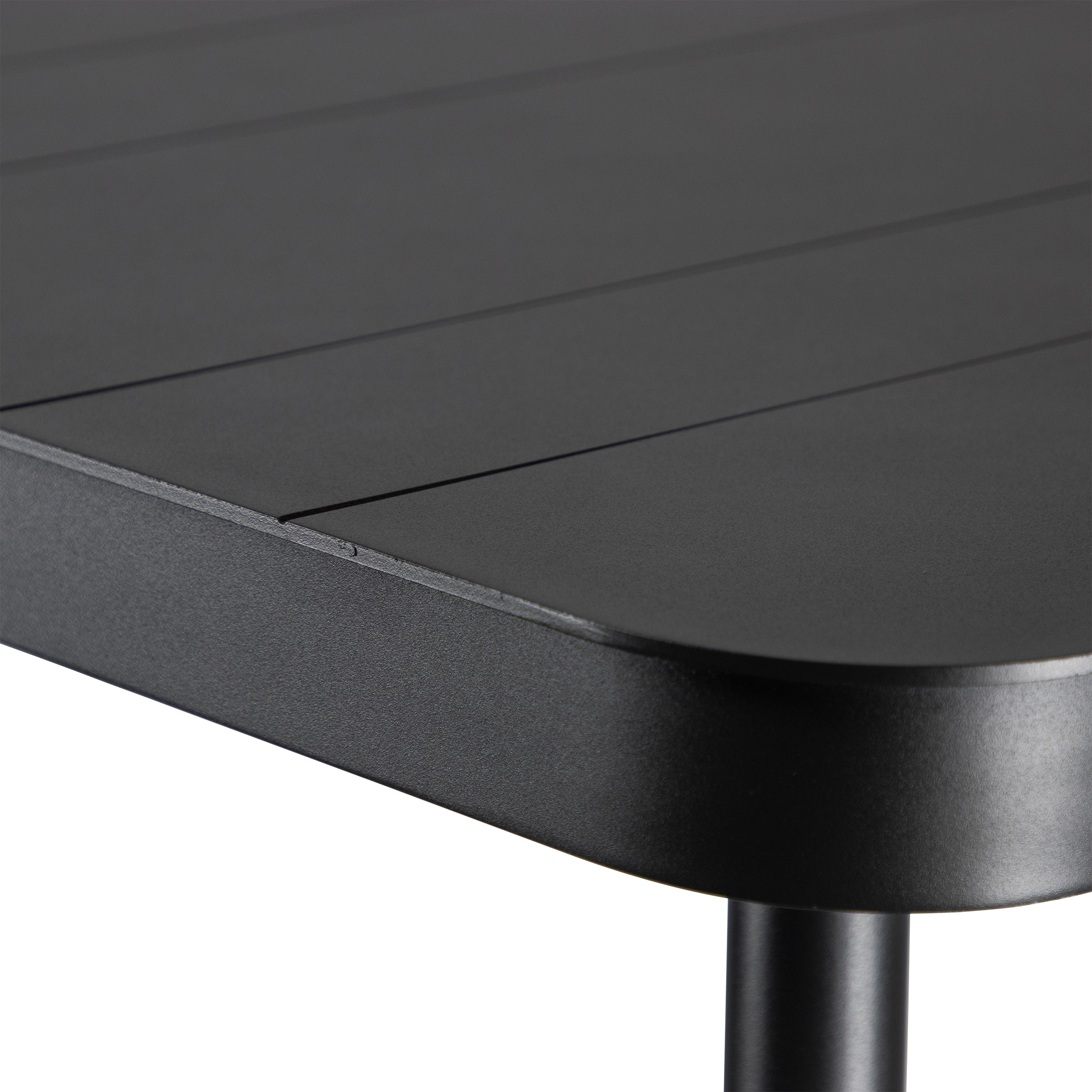 Amalfi Rectangle 5pc Bar Suite in Gunmetal Aluminium