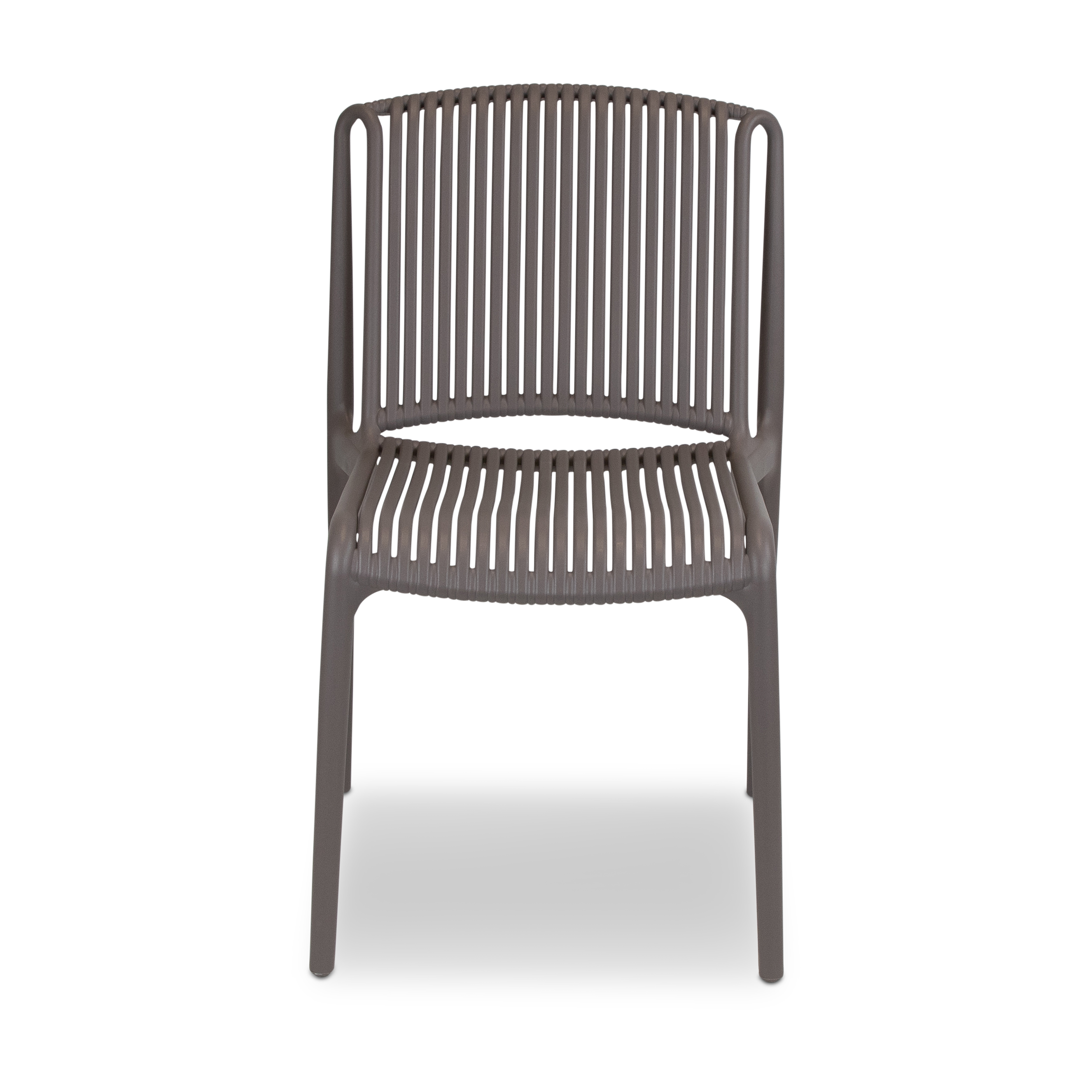 Paros UV Plastic Outdoor Chair (PP) in Taupe