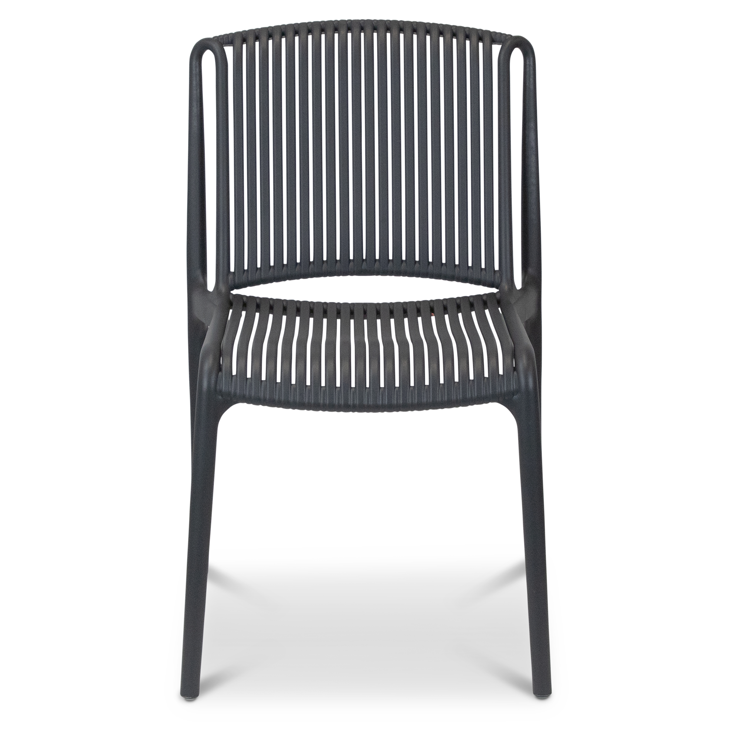 Paros UV Plastic Outdoor Chair (PP) in Gunmetal