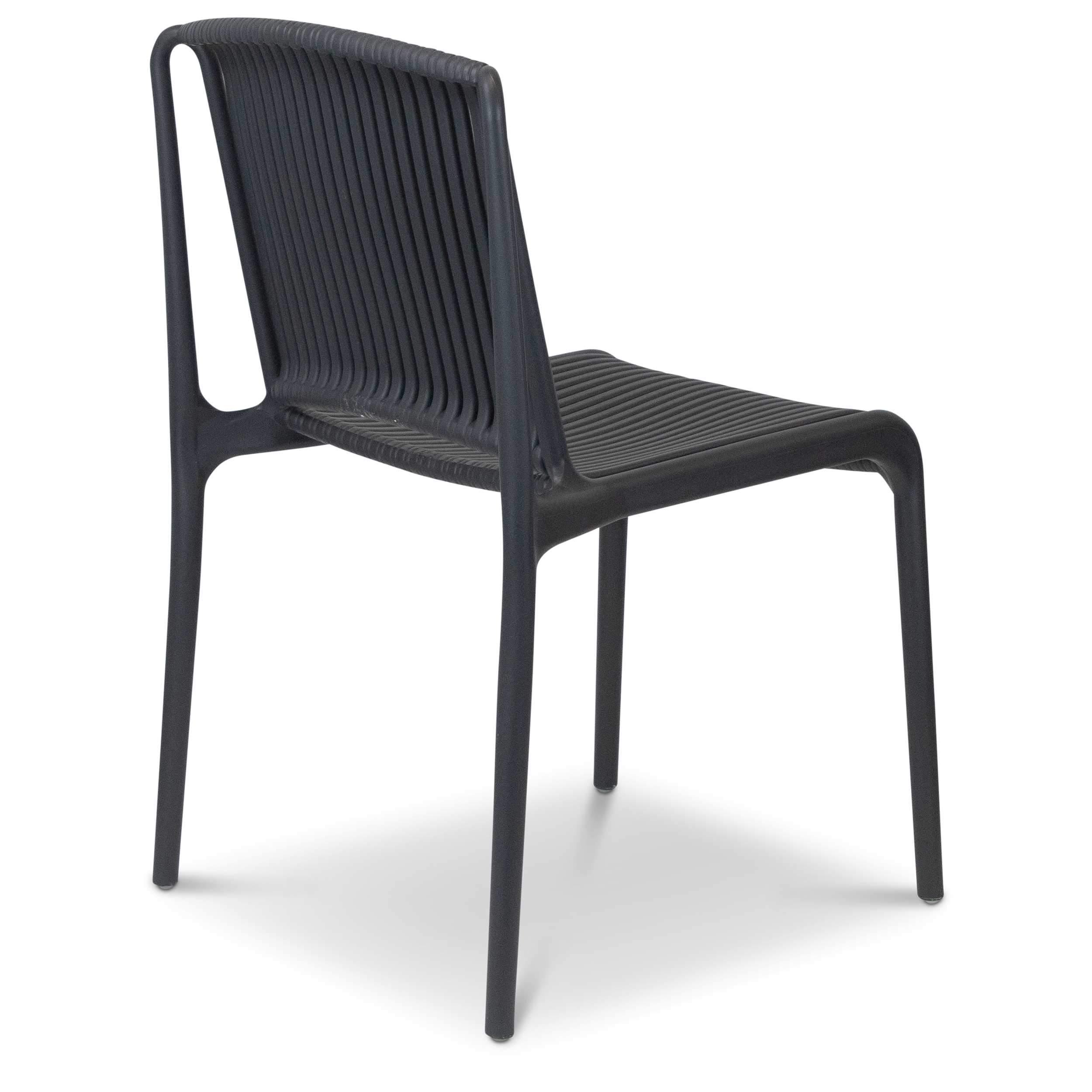 Paros UV Plastic Outdoor Chair (PP) in Gunmetal