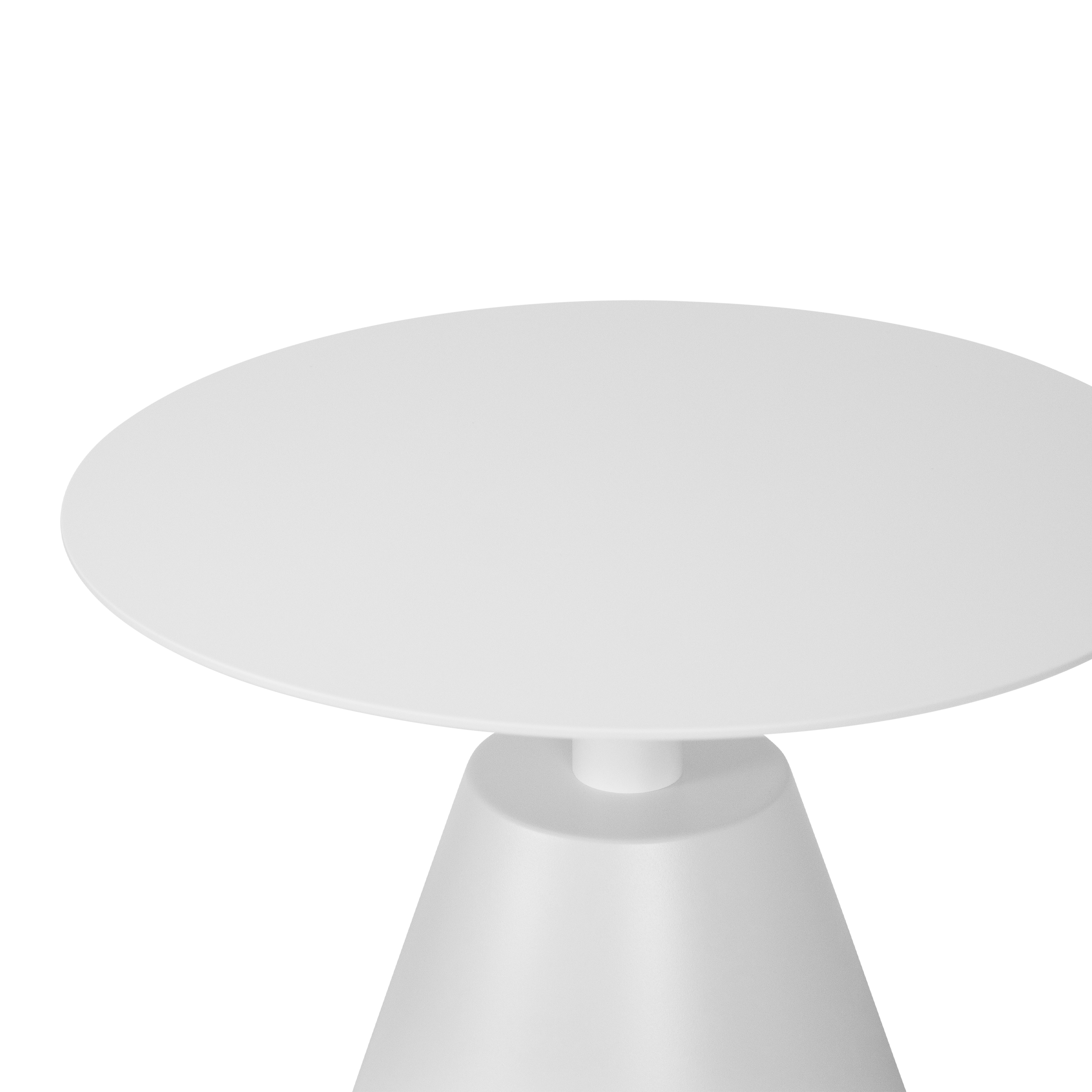 Monterra Side Table in Arctic White