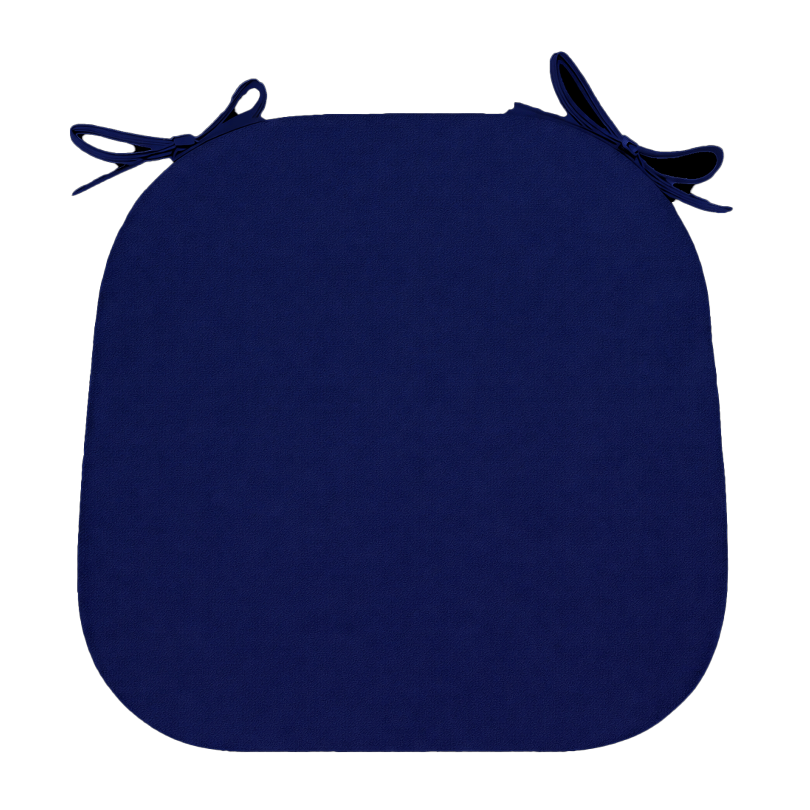 Tahiti Navy Rounded Outdoor Chair Pad - 40x42x5cm