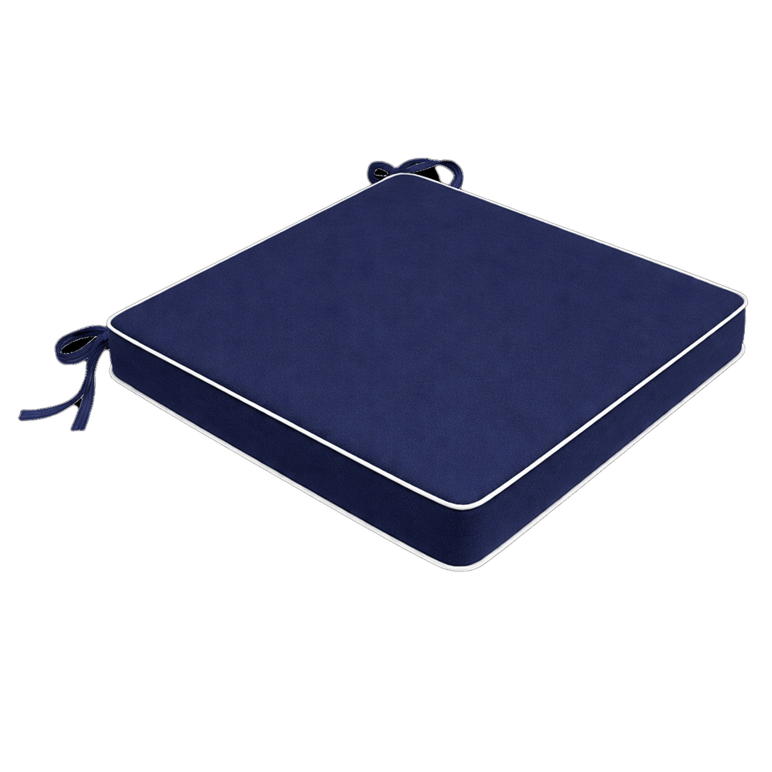 Tahiti Navy Square Outdoor Chair Pad - 43x43x4cm