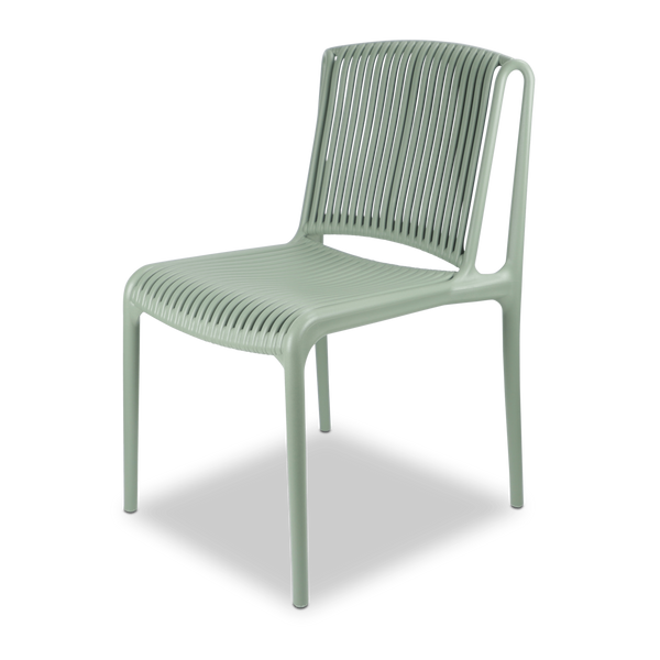 Paros UV Plastic Outdoor Chair (PP) in Sage
