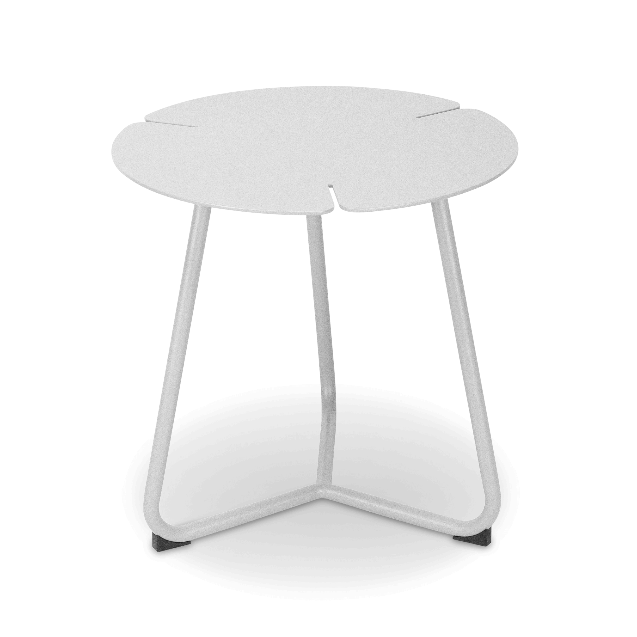 Riva Side Table in Arctic White